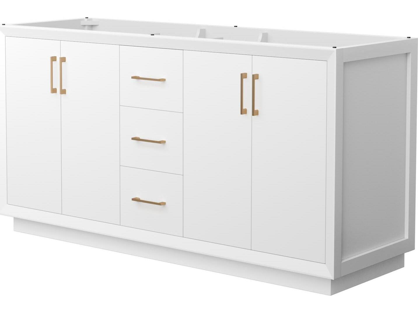 Wyndham Collection Strada 65" White Vanity