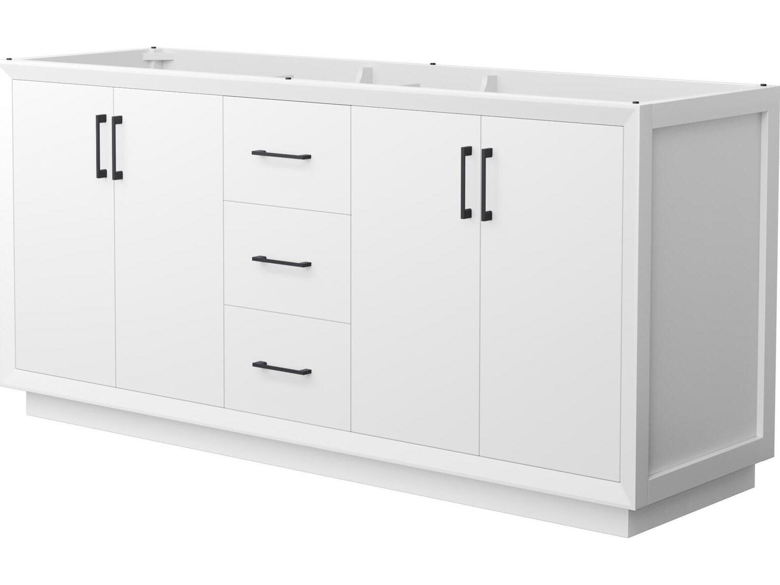 Wyndham Collection Strada 71" White Vanity