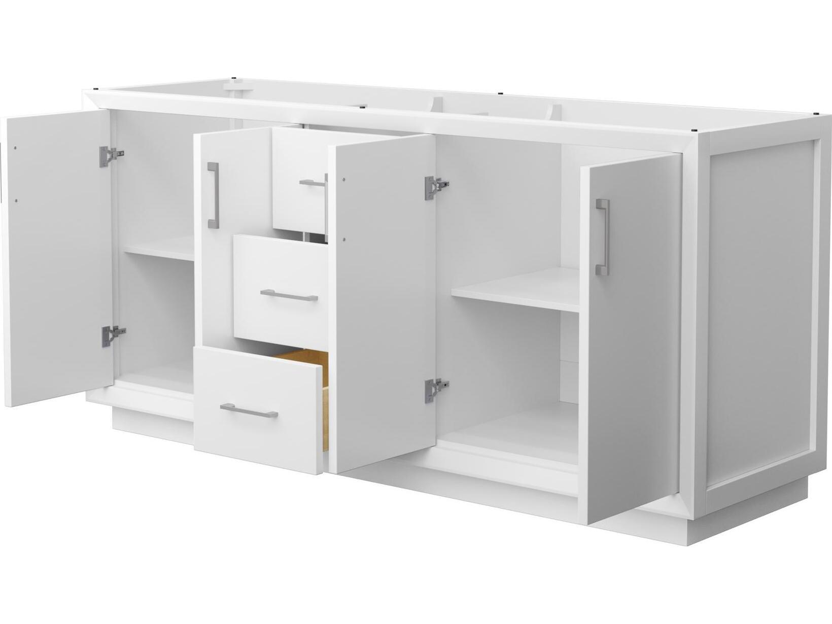 Wyndham Collection Strada 71" White Vanity