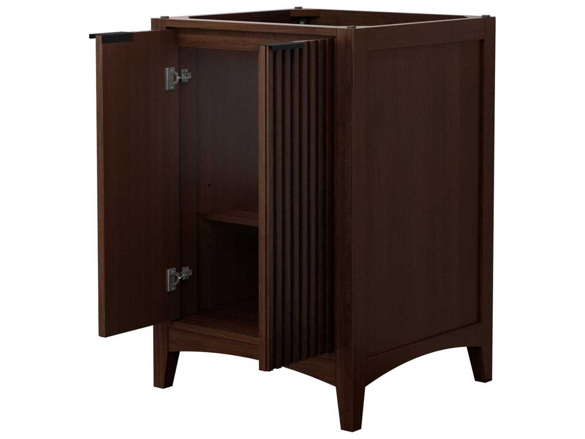 Wyndham Collection Palmilla 24" Dark Walnut Vanity