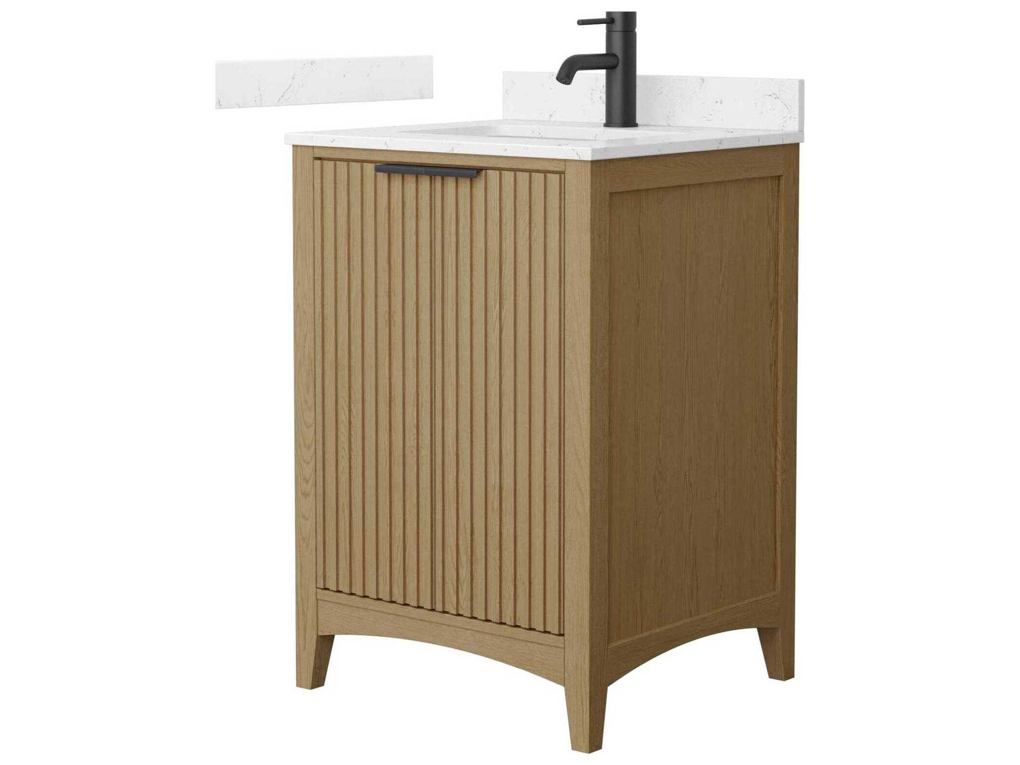 Wyndham Collection Palmilla 24" Natural Oak Vanity