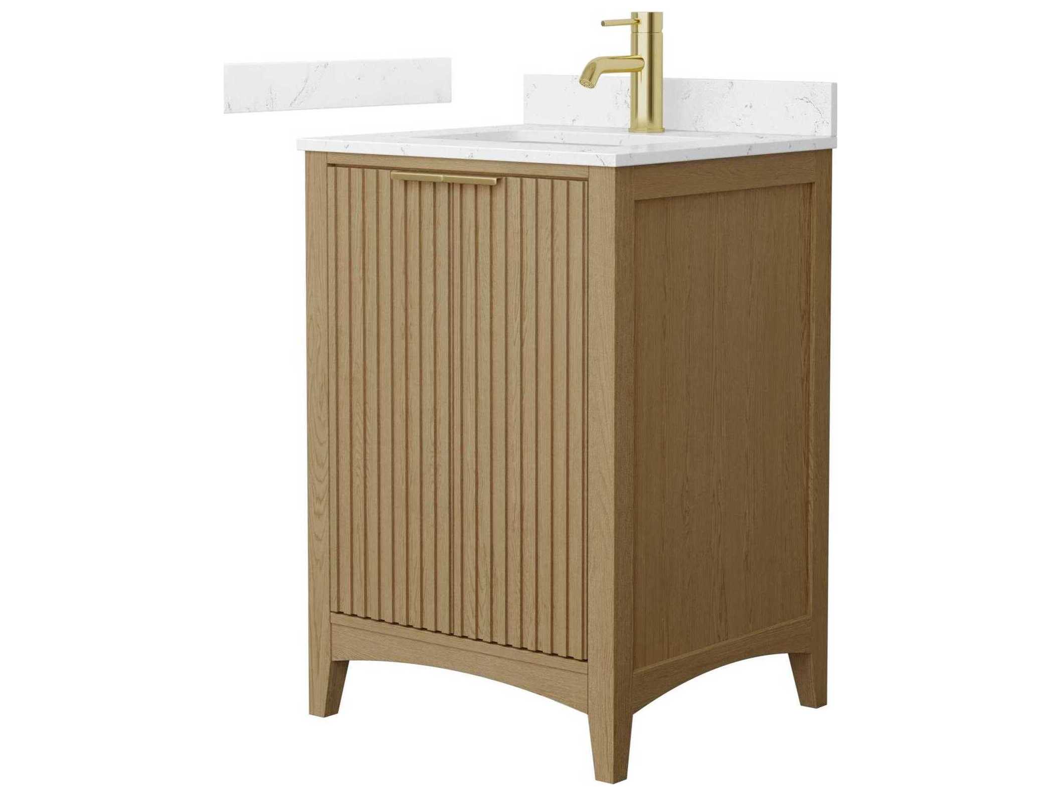 Wyndham Collection Palmilla 24" Natural Oak Vanity