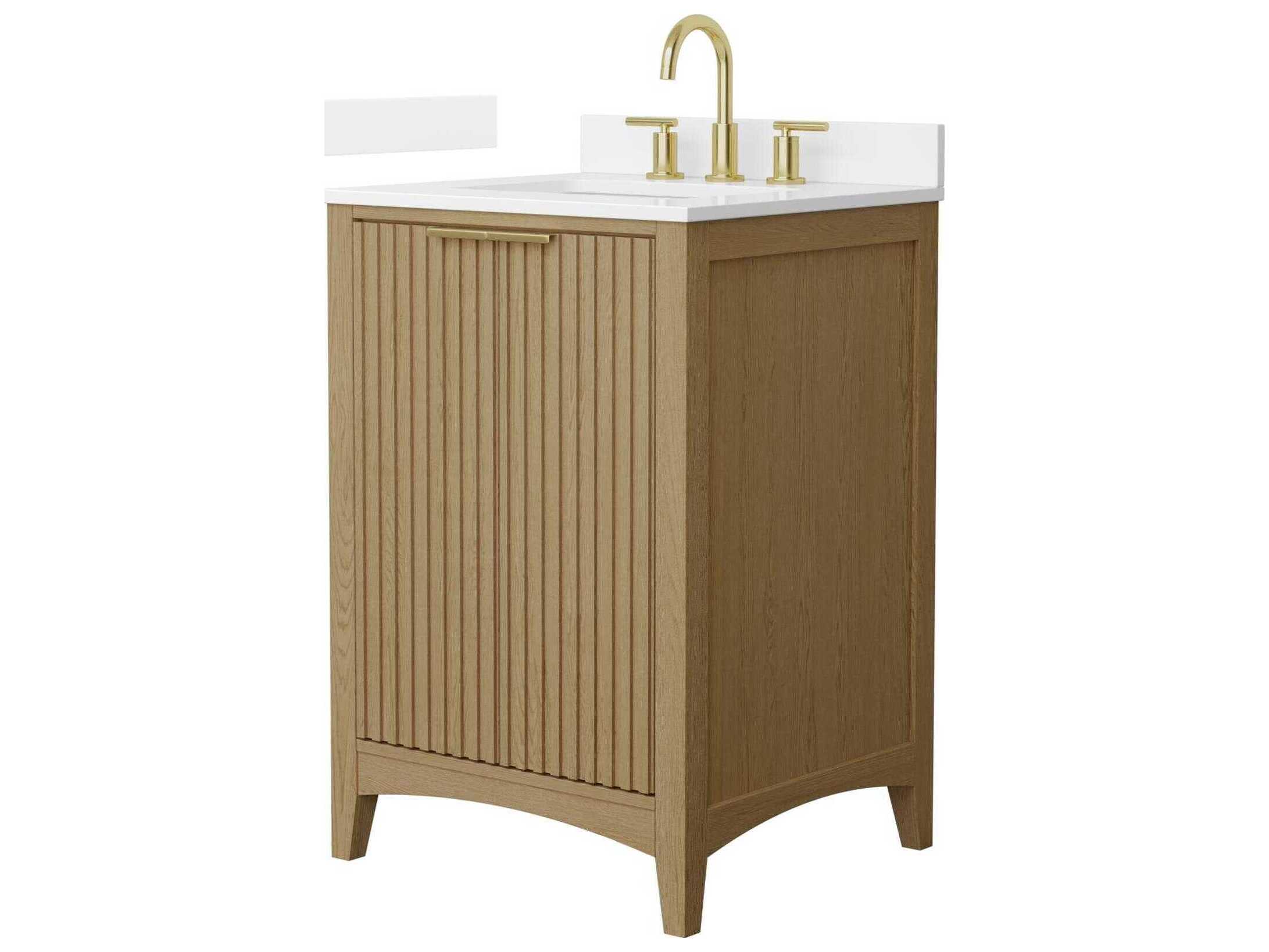 Wyndham Collection Palmilla 24" Natural Oak Vanity