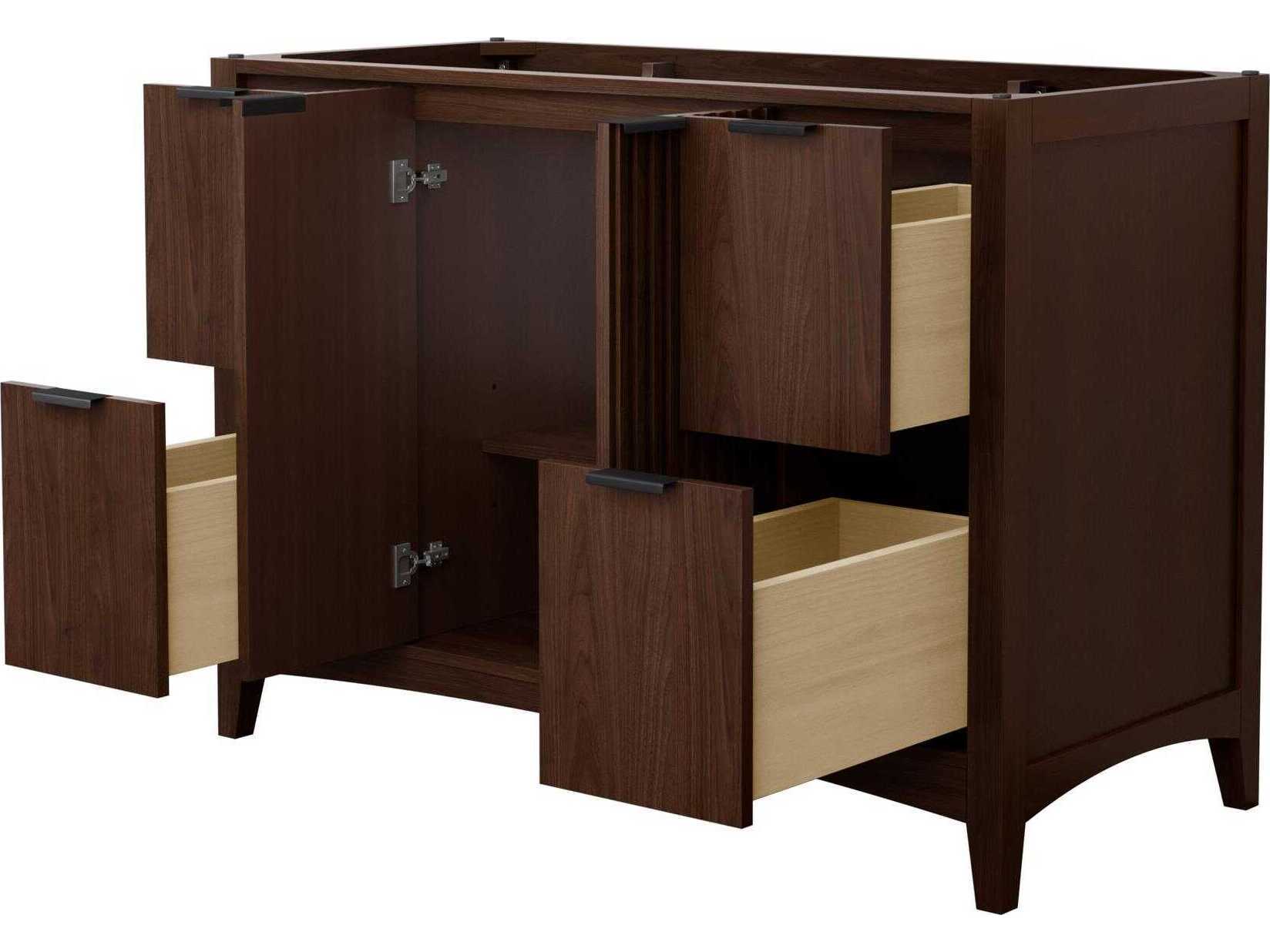 Wyndham Collection Palmilla 47" Dark Walnut Vanity