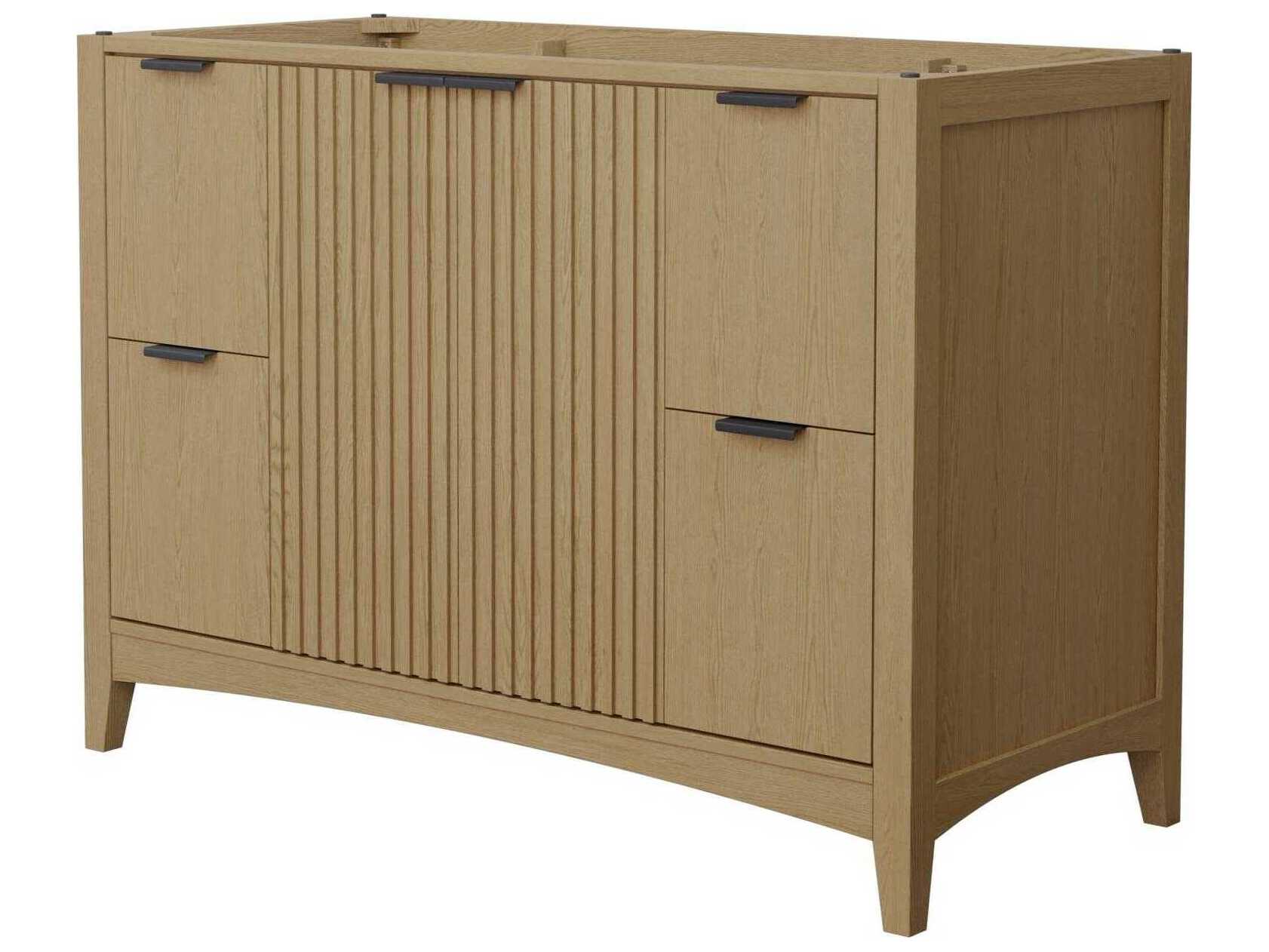 Wyndham Collection Palmilla 47" Natural Oak Vanity