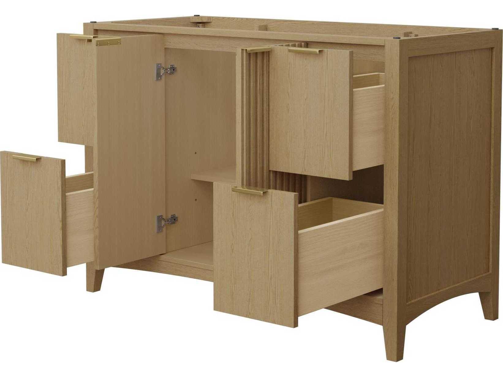 Wyndham Collection Palmilla 47" Natural Oak Vanity