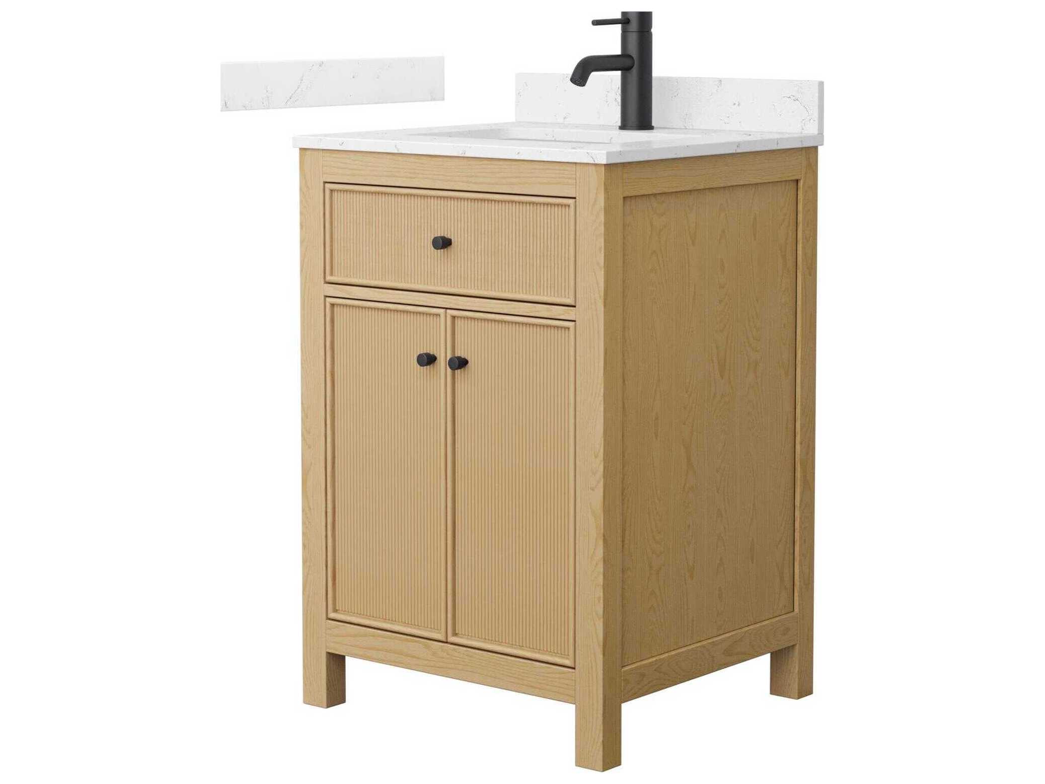 Wyndham Collection Pendry 24" Tanned Oak Vanity