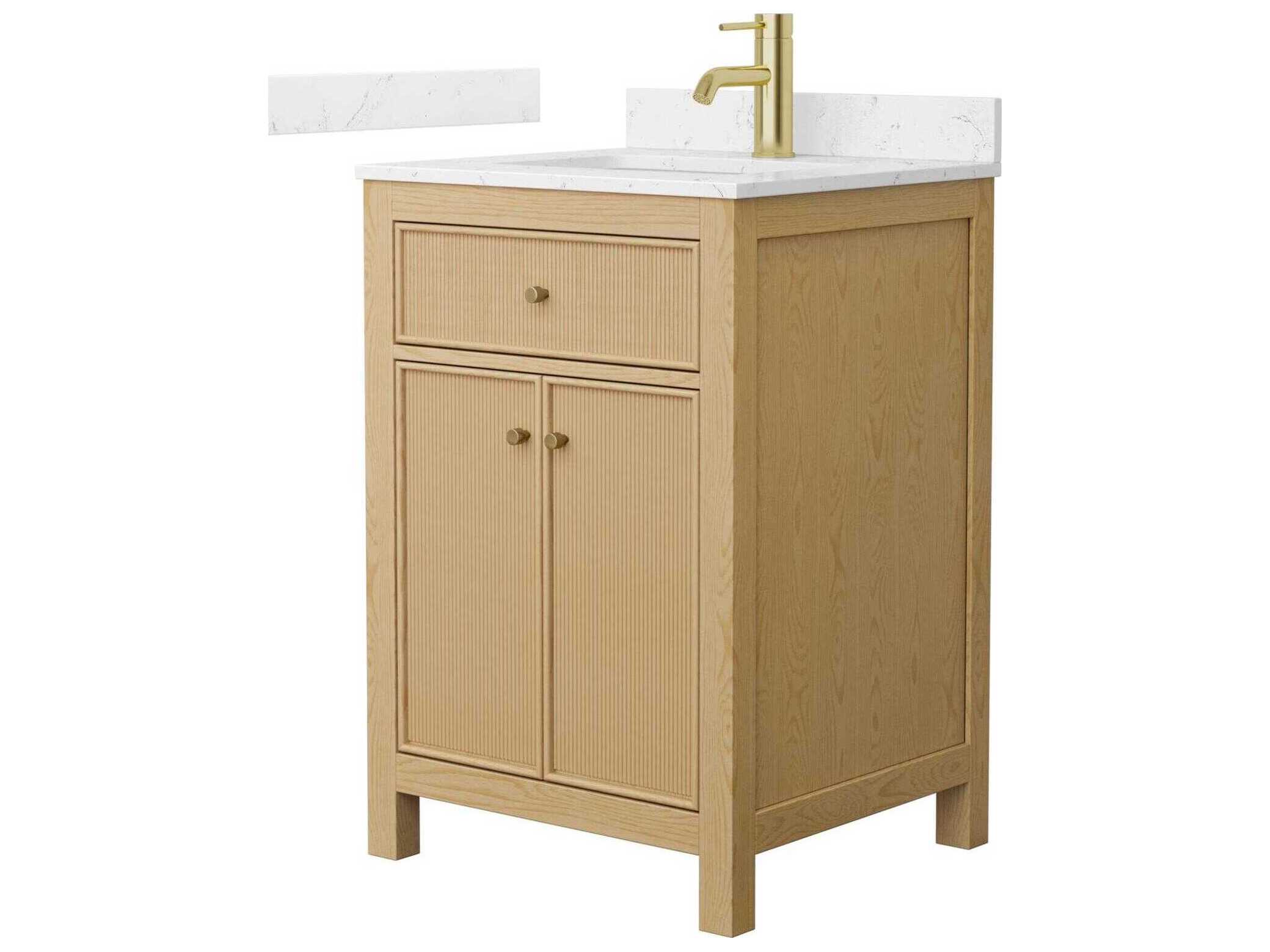 Wyndham Collection Pendry 24" Tanned Oak Vanity