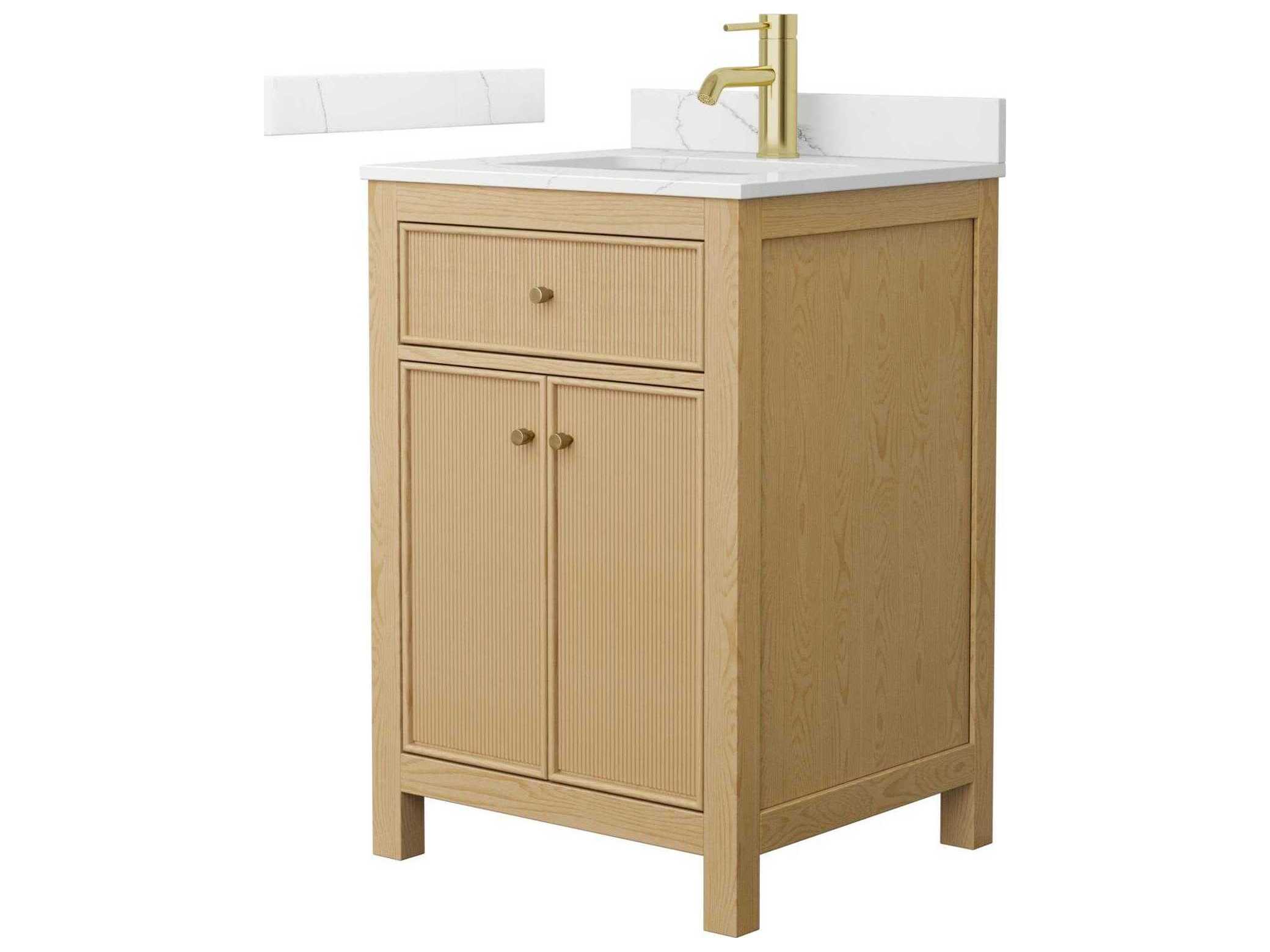 Wyndham Collection Pendry 24" Tanned Oak Vanity