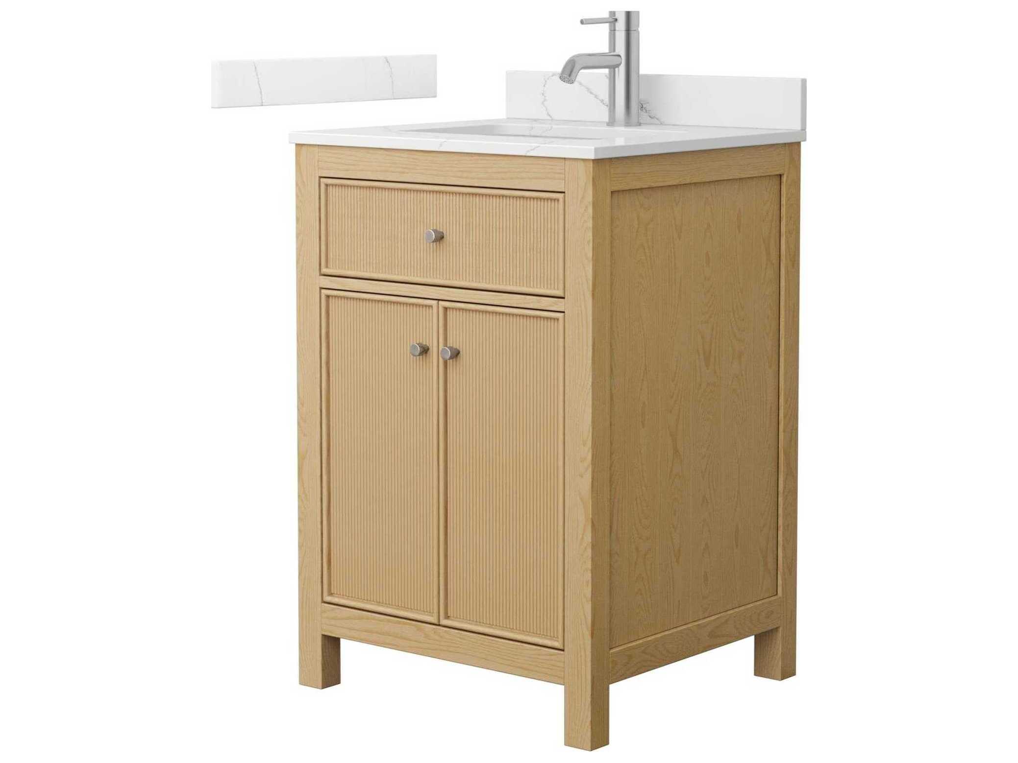 Wyndham Collection Pendry 24" Tanned Oak Vanity