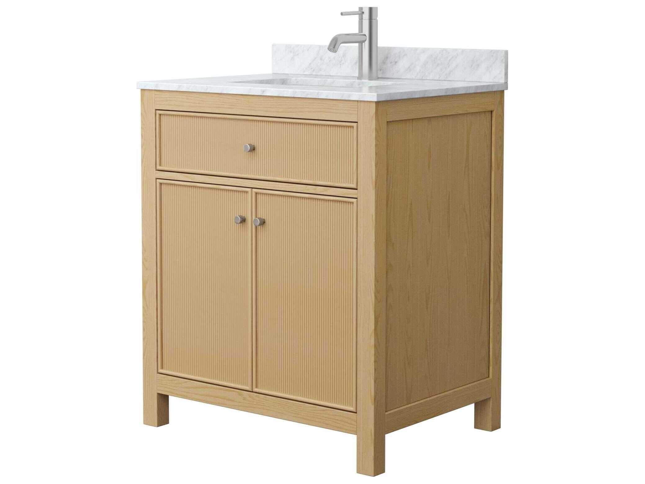 Wyndham Collection Pendry 30" Tanned Oak Vanity
