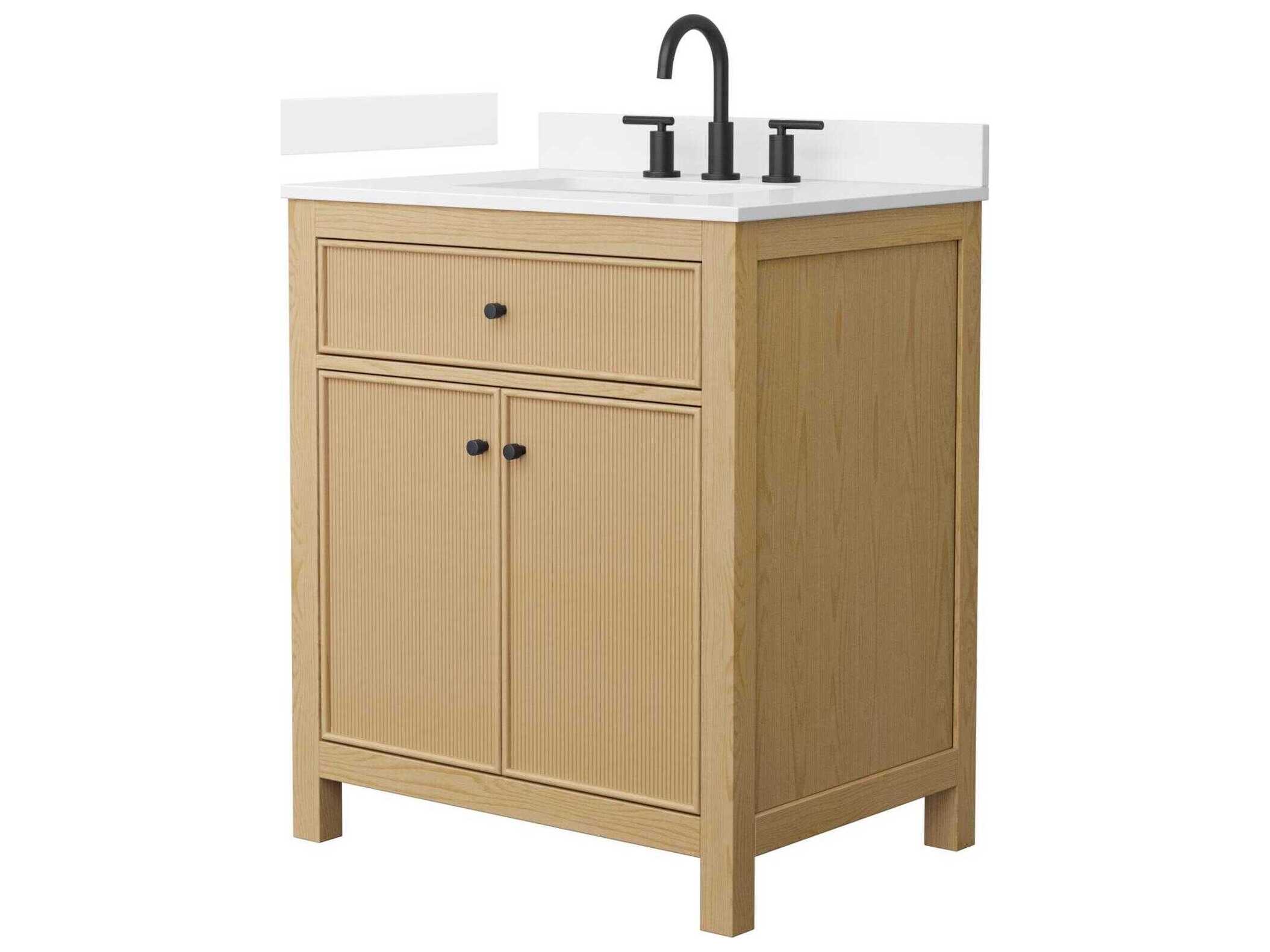 Wyndham Collection Pendry 30" Tanned Oak Vanity