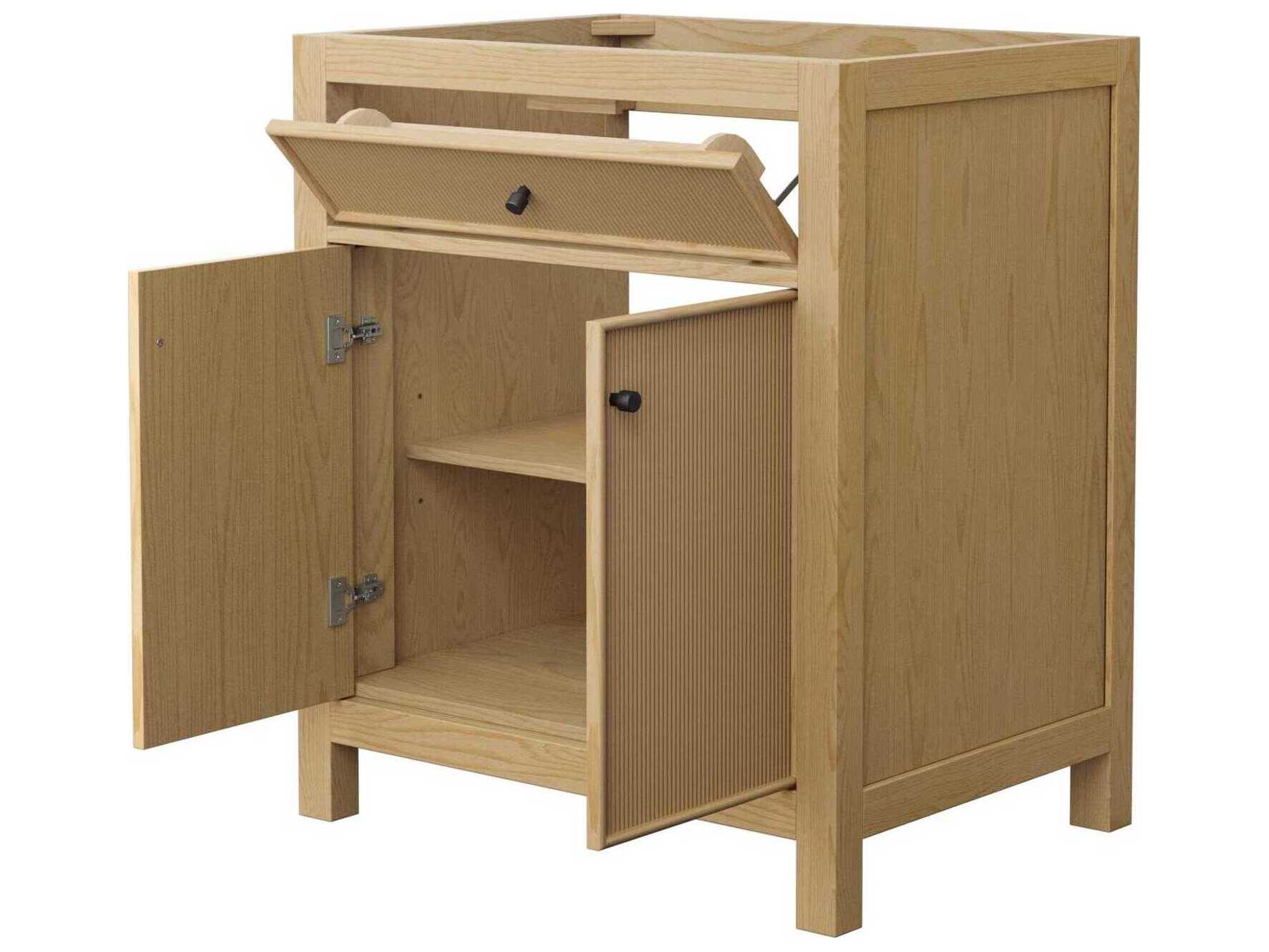 Wyndham Collection Pendry 29" Tanned Oak Vanity