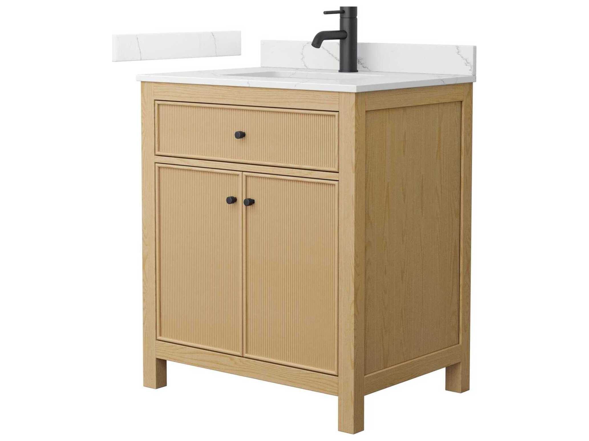 Wyndham Collection Pendry 30" Tanned Oak Vanity