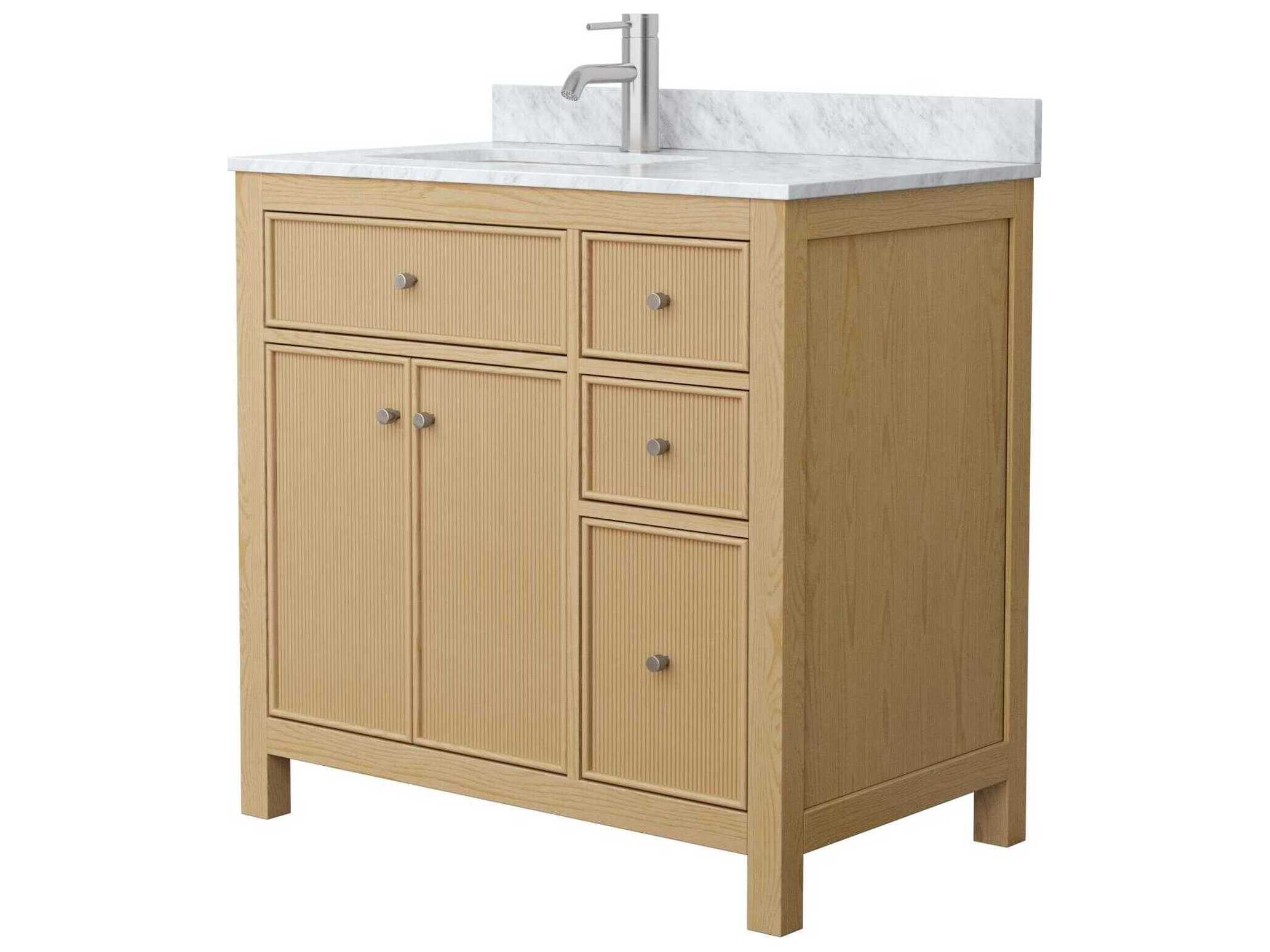 Wyndham Collection Pendry 36" Tanned Oak Vanity