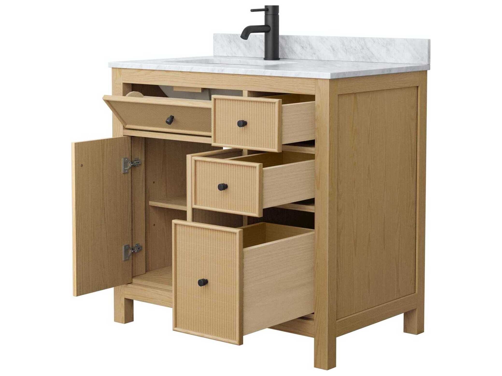 Wyndham Collection Pendry 36" Tanned Oak Vanity