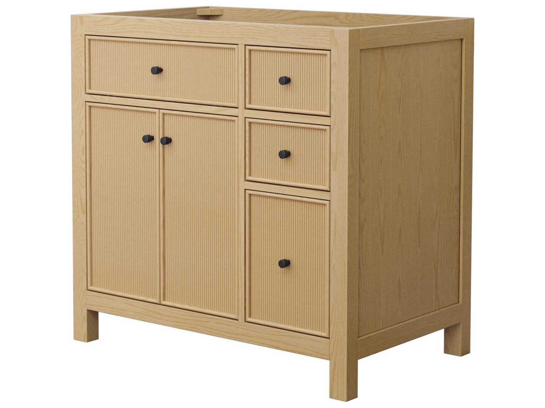 Wyndham Collection Pendry 35" Tanned Oak Vanity