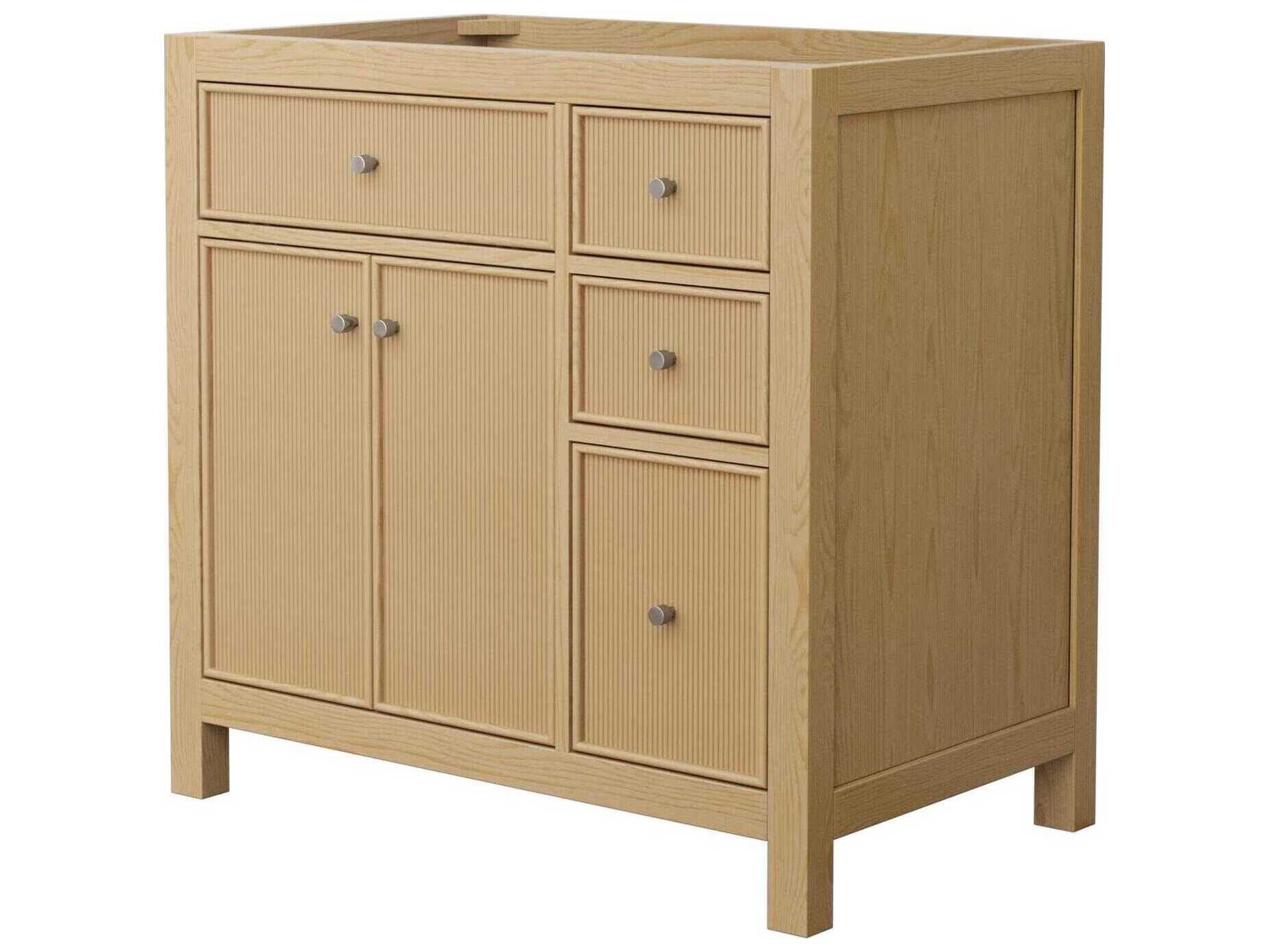 Wyndham Collection Pendry 35" Tanned Oak Vanity