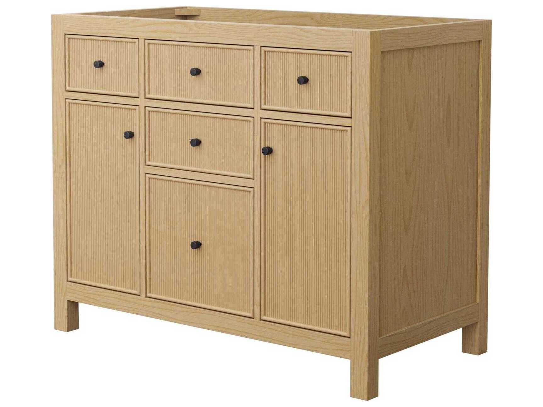 Wyndham Collection Pendry 41" Tanned Oak Vanity