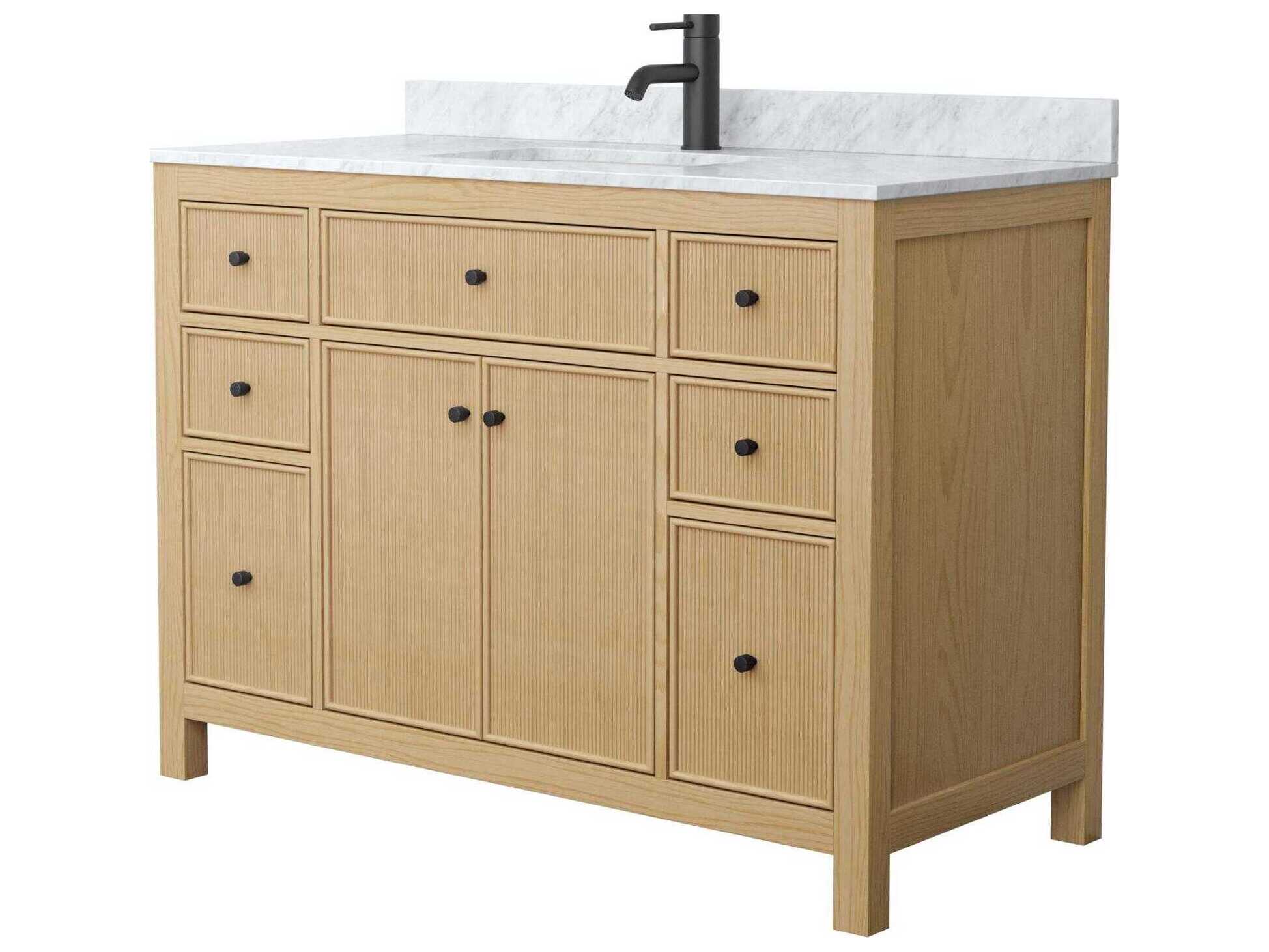Wyndham Collection Pendry 48" Tanned Oak Vanity