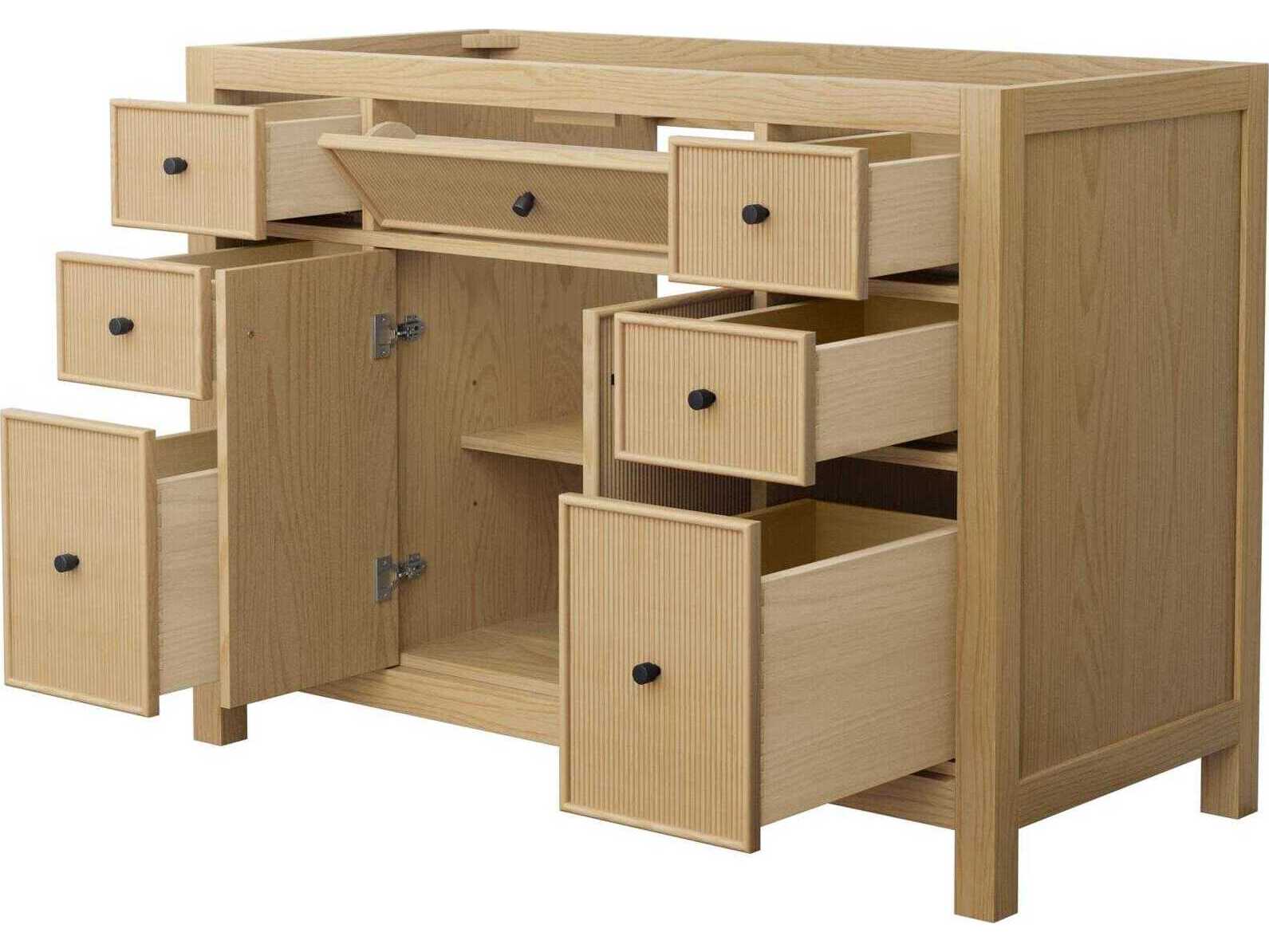 Wyndham Collection Pendry 47" Tanned Oak Vanity