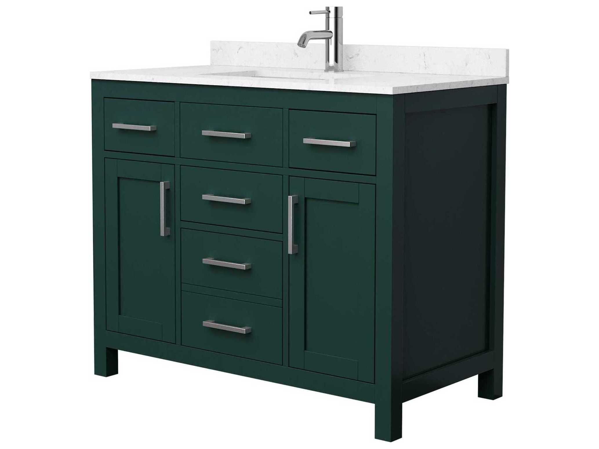 Wyndham Collection Beckett 42" Green Vanity