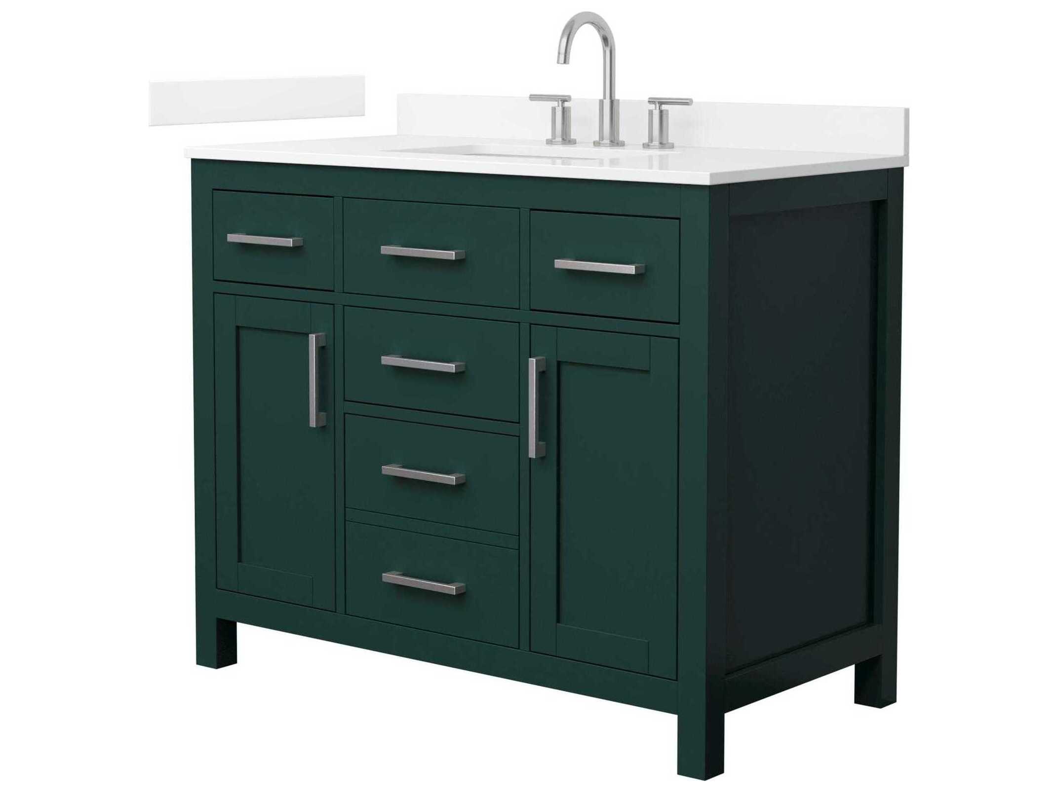 Wyndham Collection Beckett 42" Green Vanity