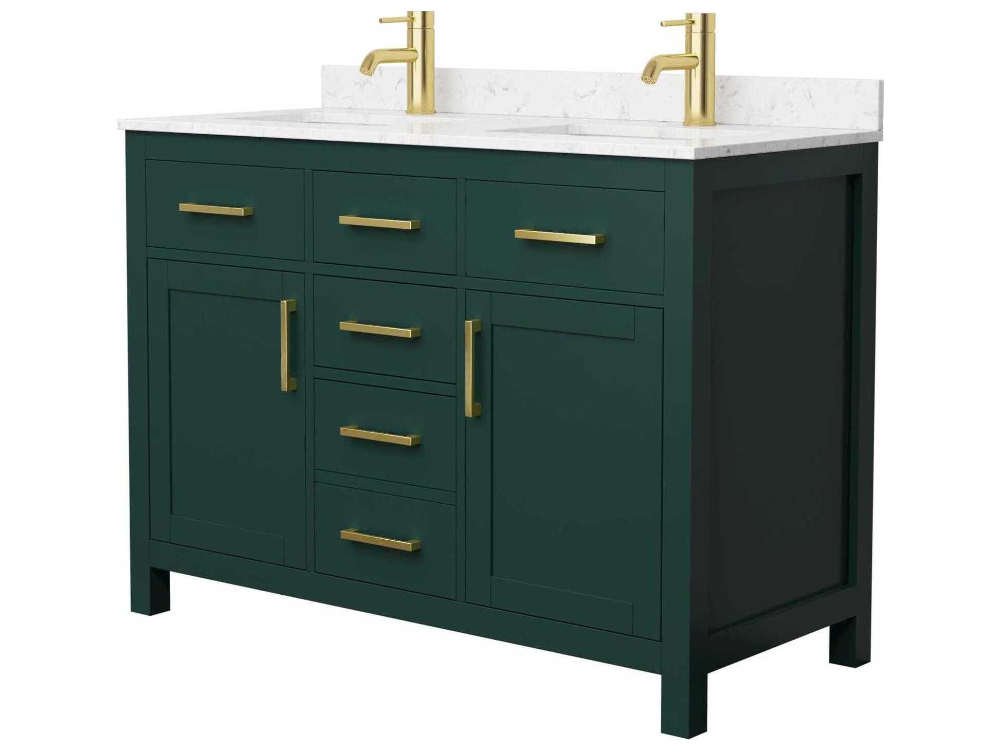 Wyndham Collection Beckett 48" Green Vanity