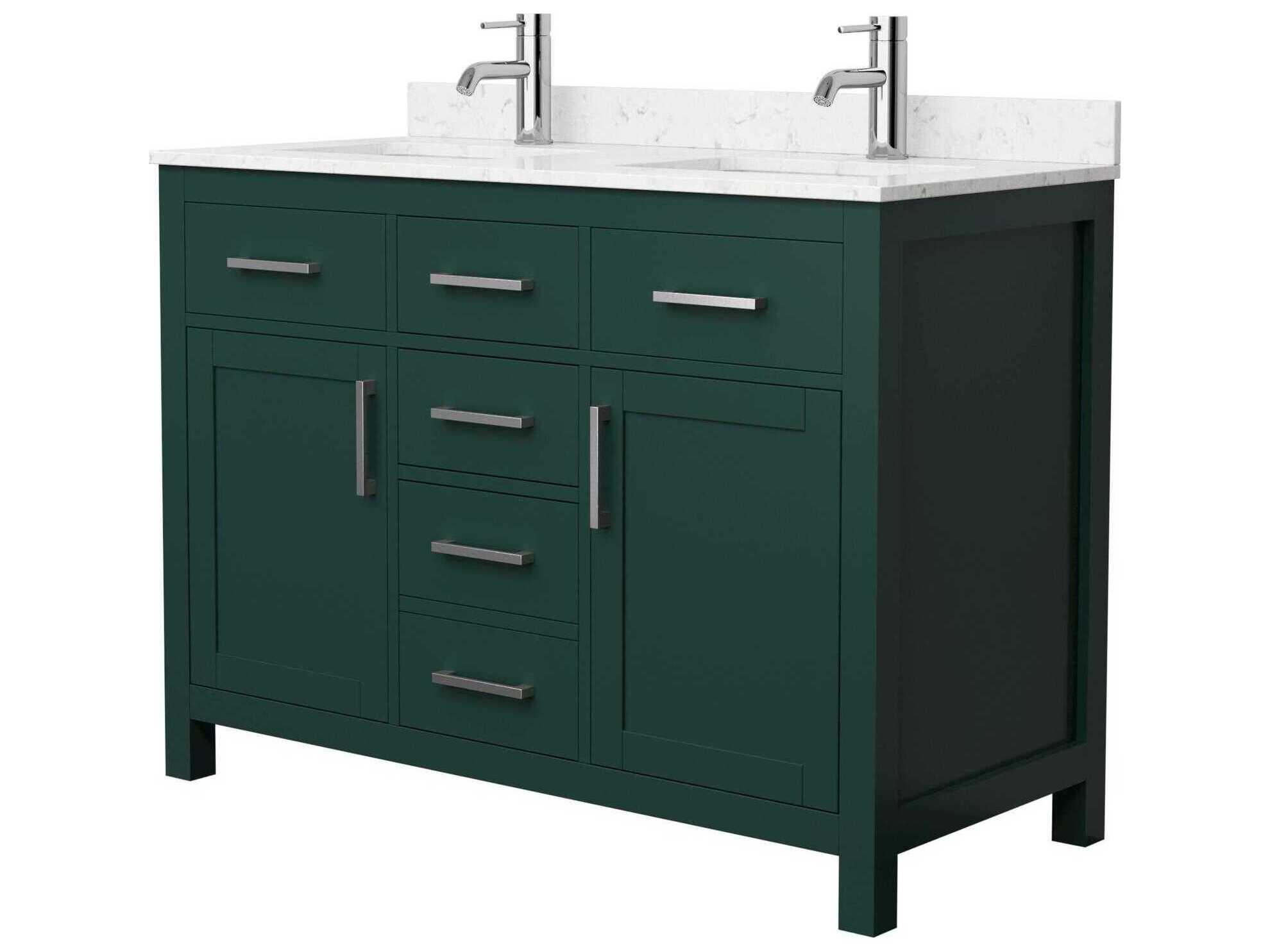 Wyndham Collection Beckett 48" Green Vanity