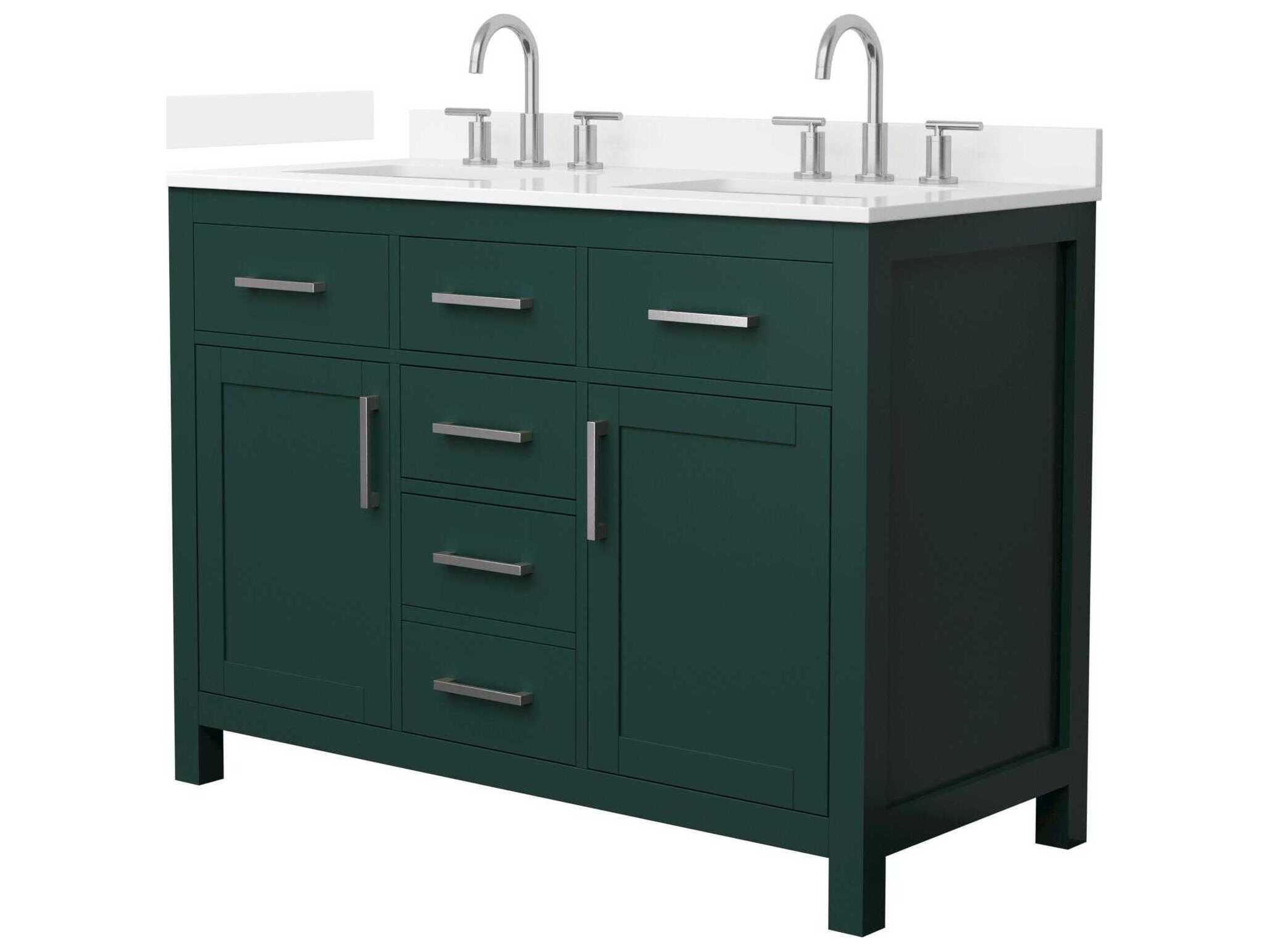 Wyndham Collection Beckett 48" Green Vanity