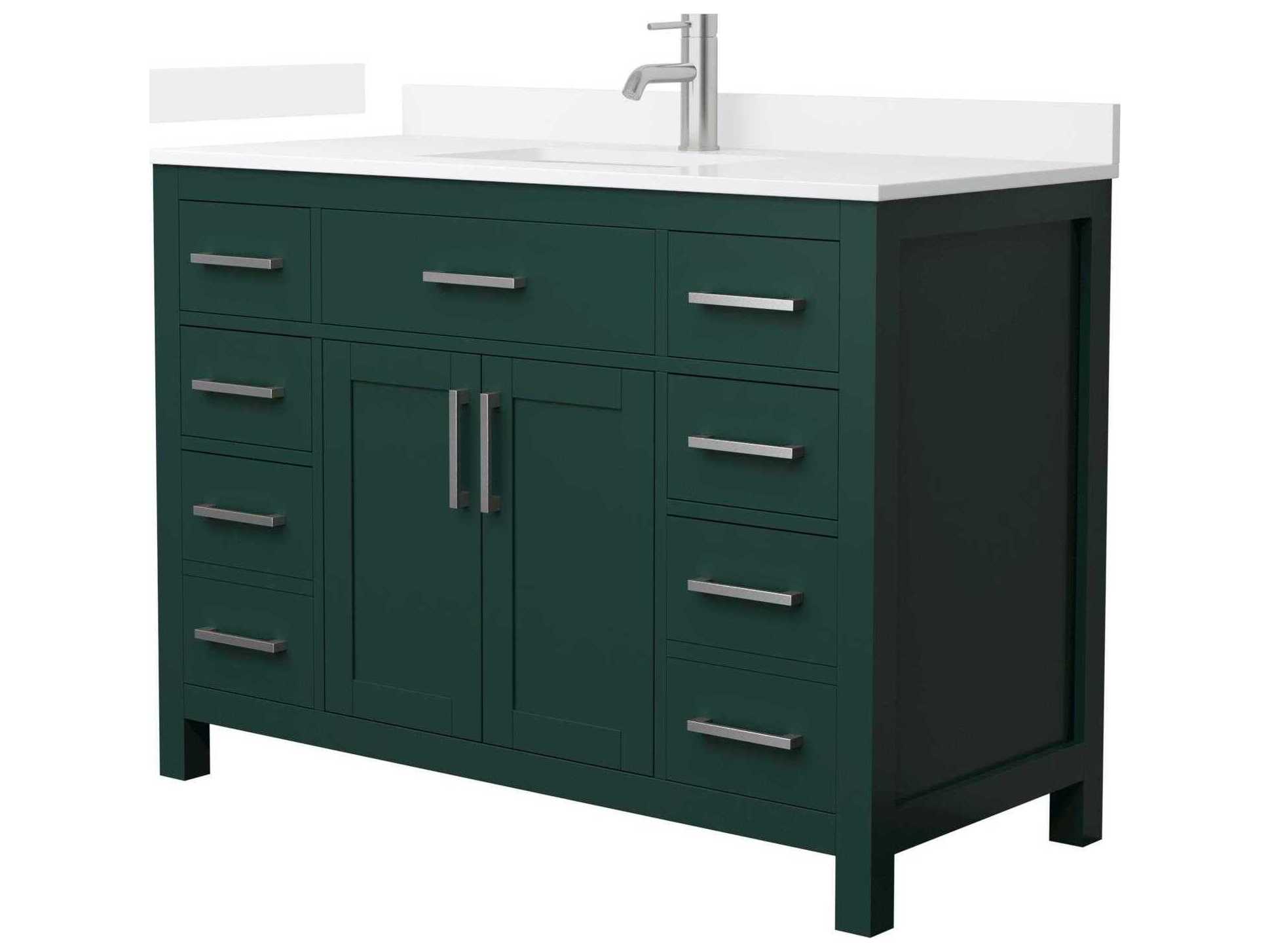 Wyndham Collection Beckett 48" Green Vanity