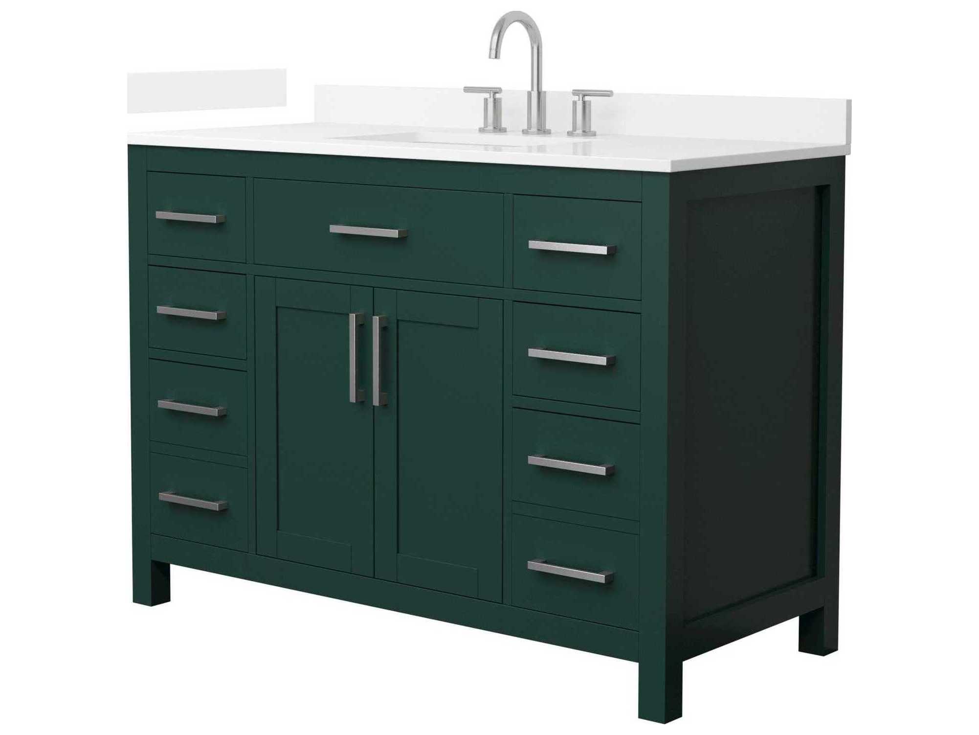 Wyndham Collection Beckett 48" Green Vanity