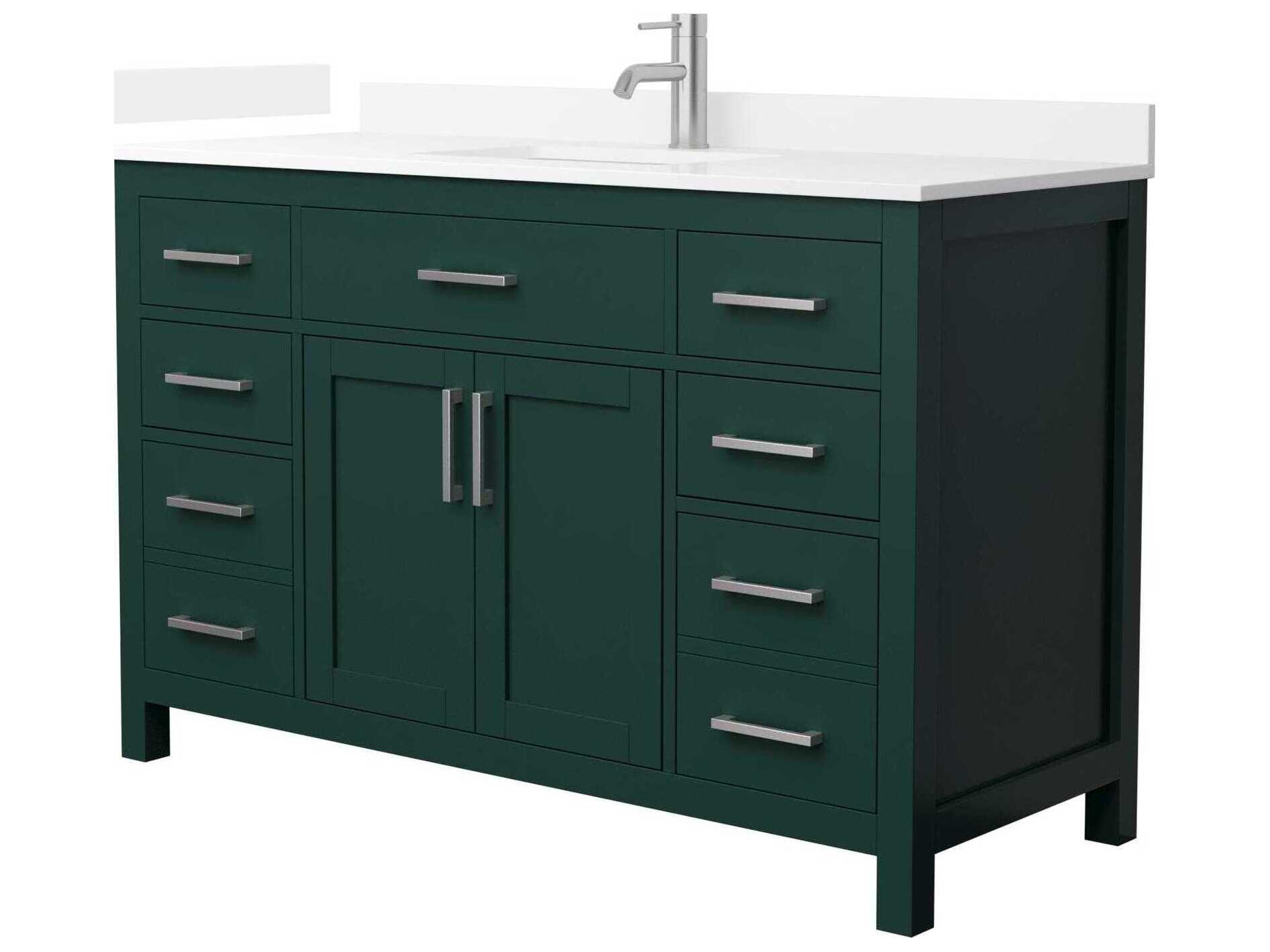Wyndham Collection Beckett 54" Green Vanity