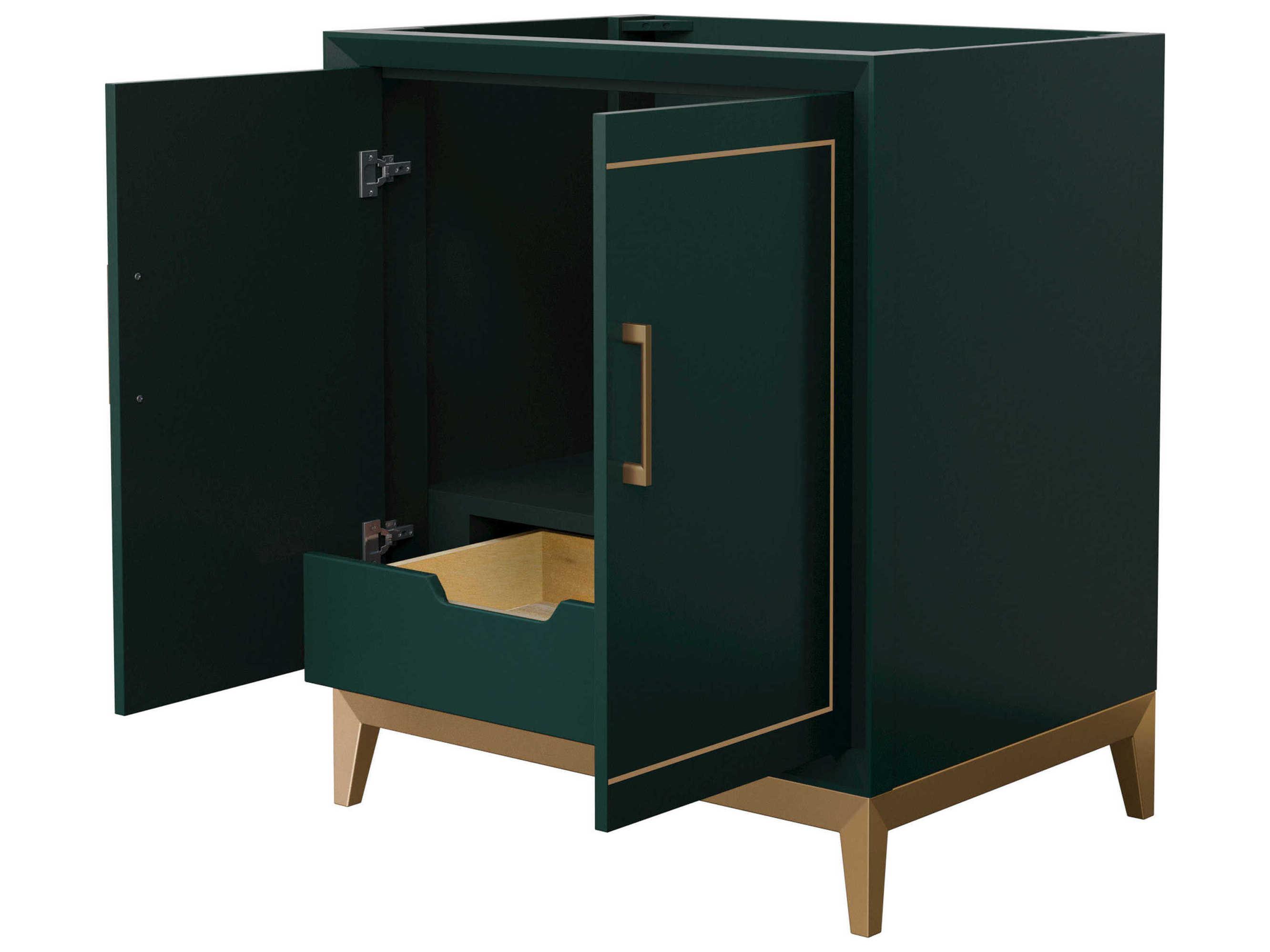 Wyndham Collection Marlena 30" Green Vanity
