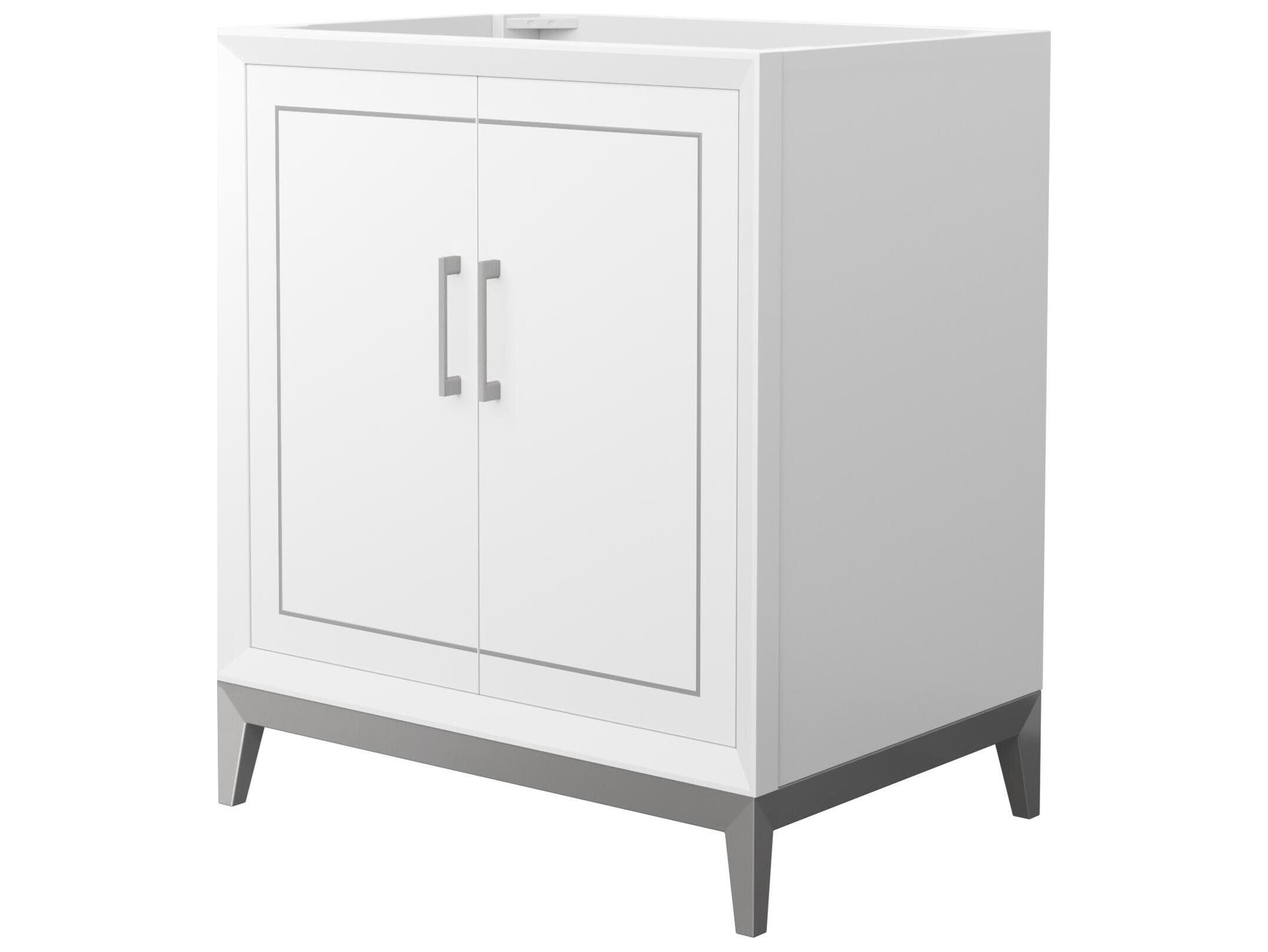 Wyndham Collection Marlena 29" White Vanity