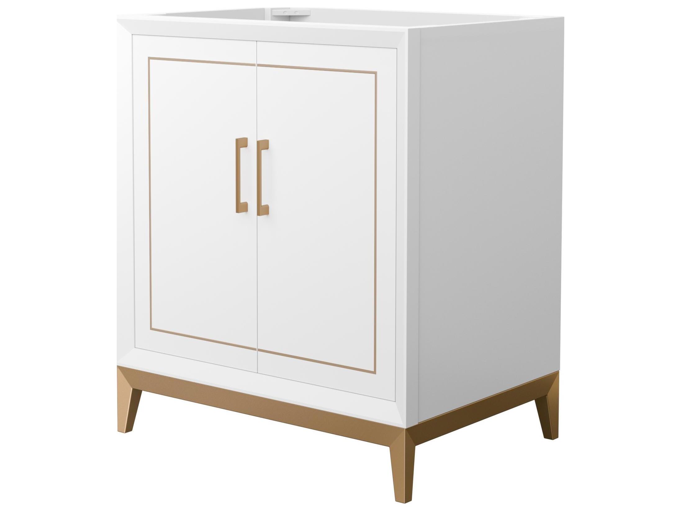 Wyndham Collection Marlena 29" White Vanity