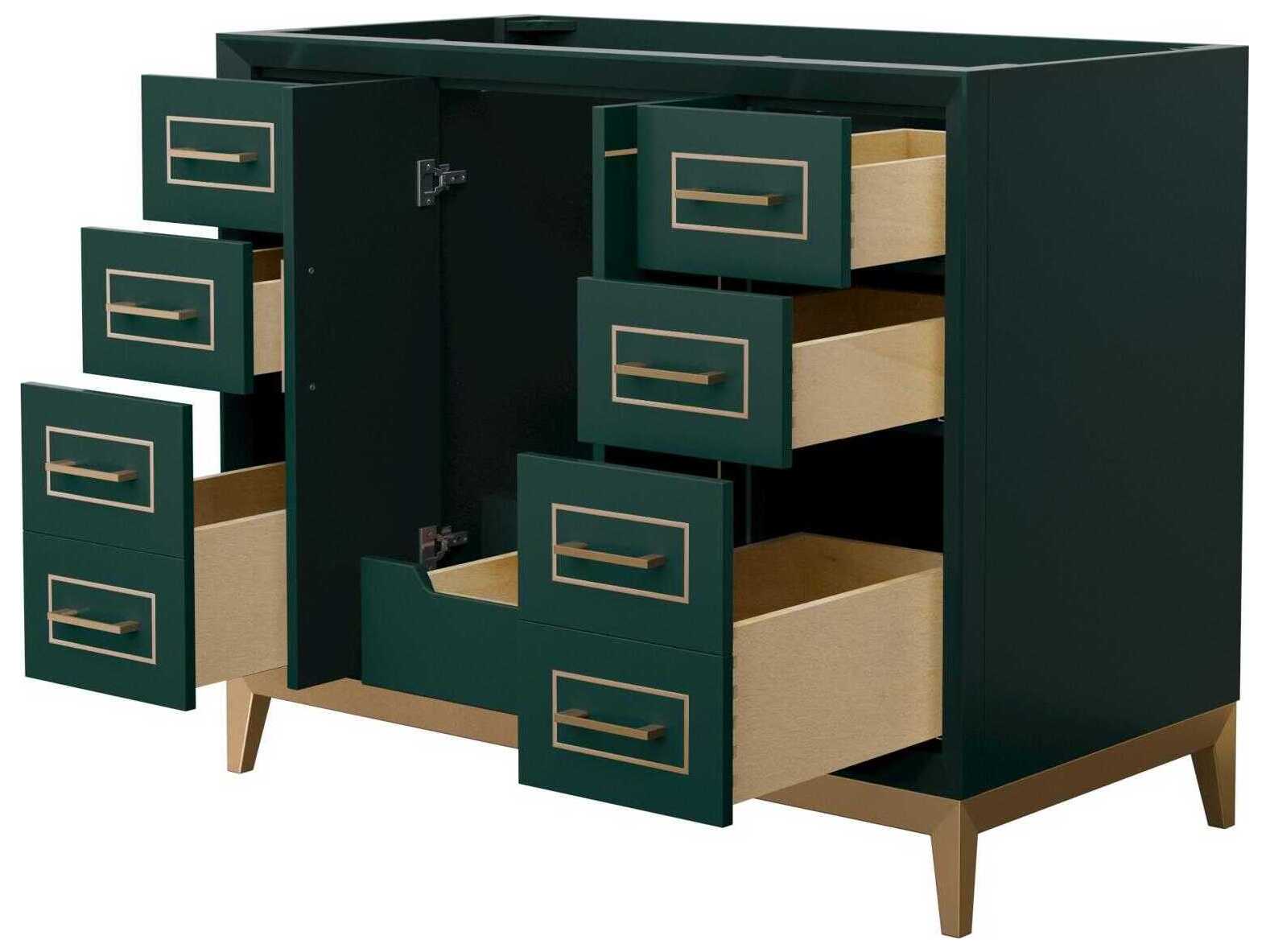 Wyndham Collection Marlena 42" Green Vanity