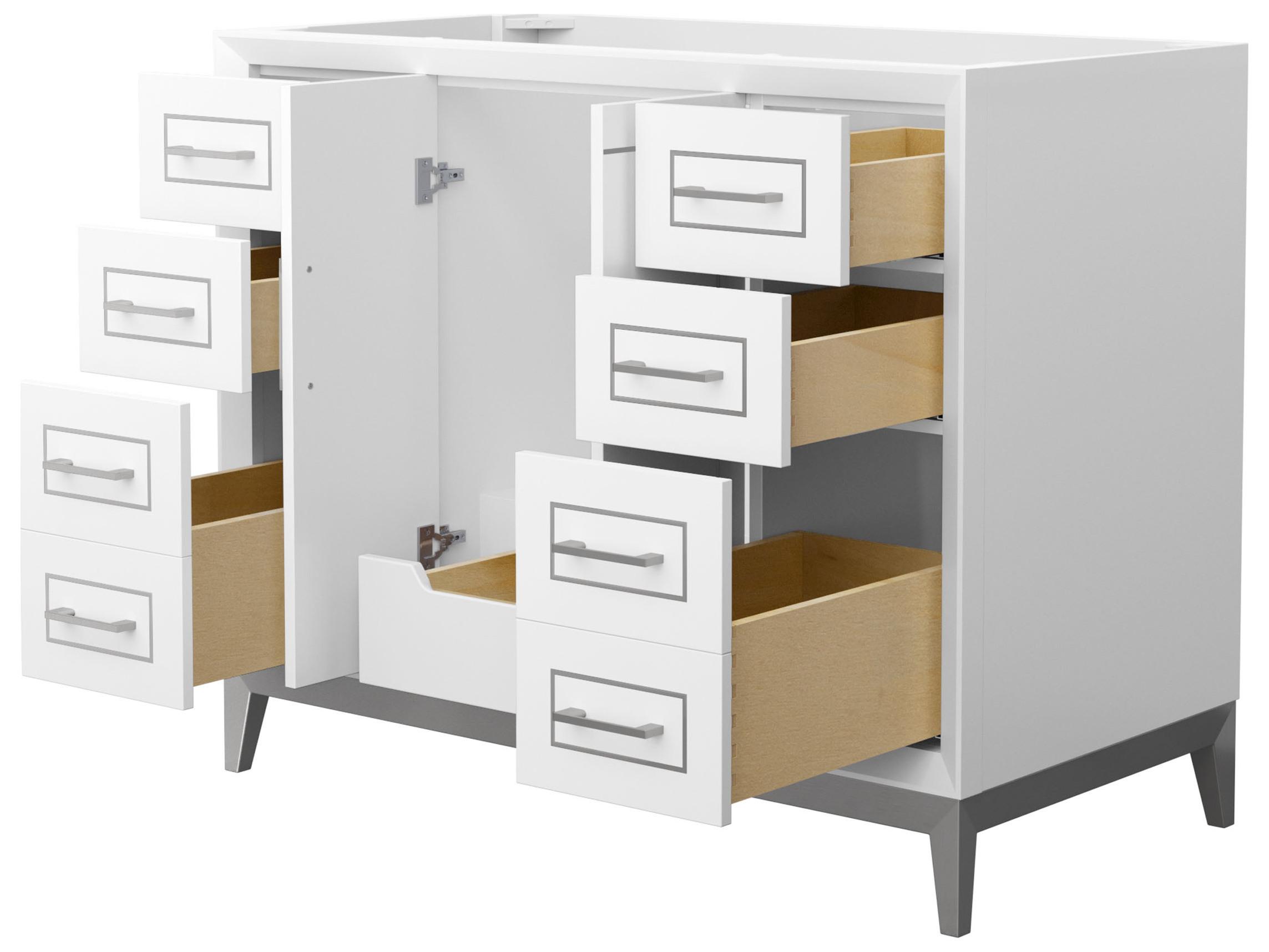 Wyndham Collection Marlena 42" White Vanity