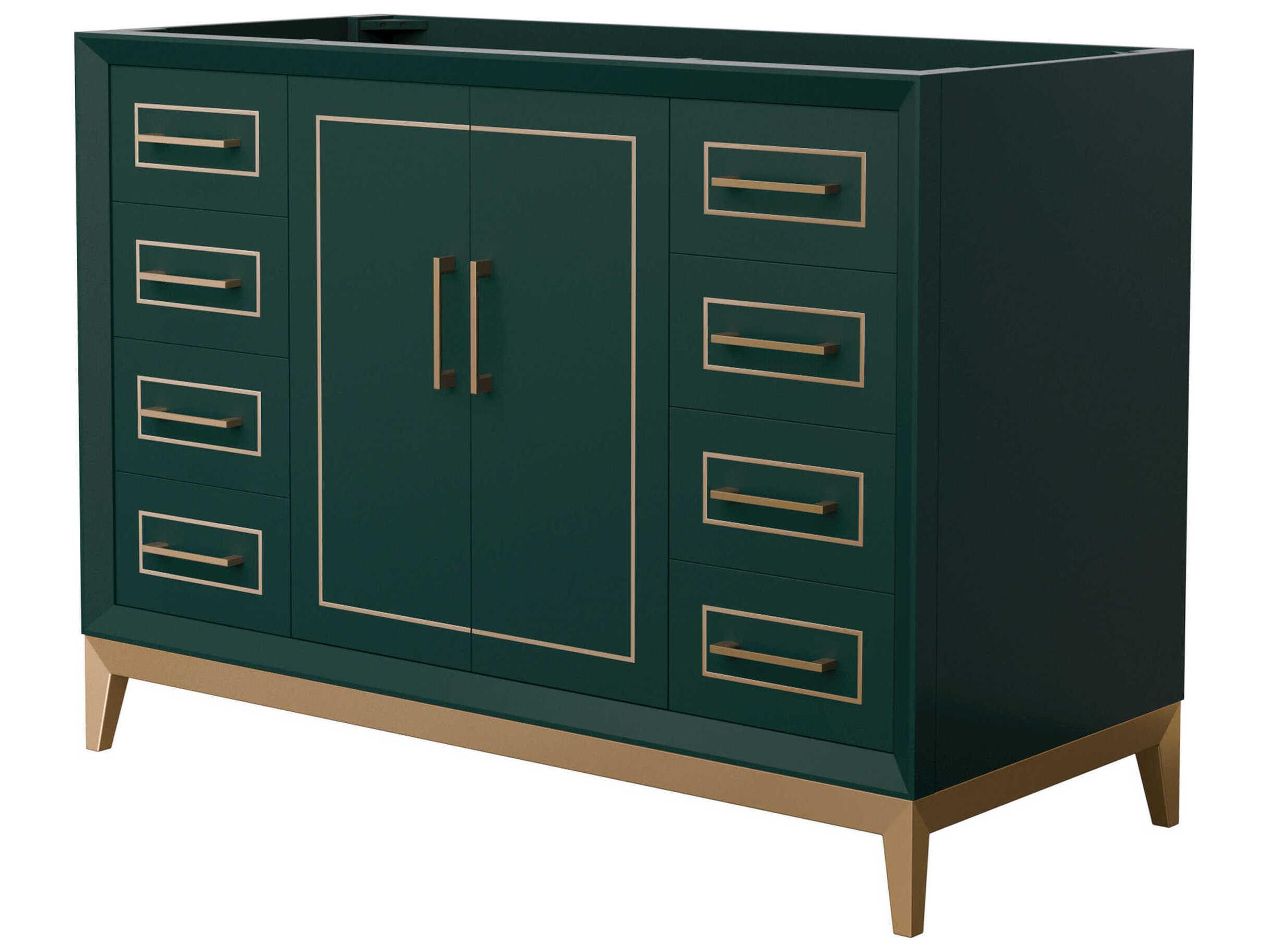 Wyndham Collection Marlena 48" Green Vanity