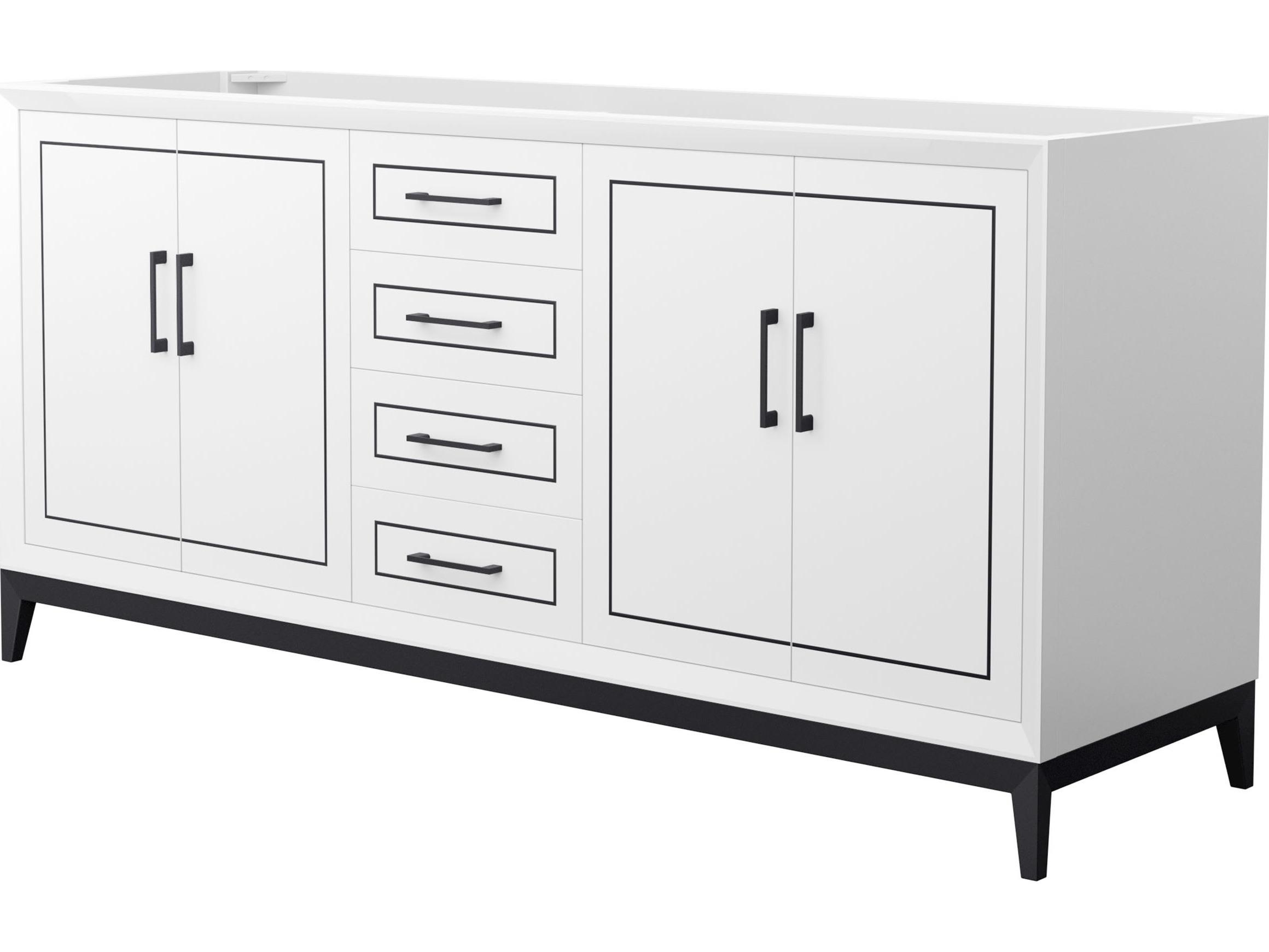 Wyndham Collection Marlena 72" White Vanity