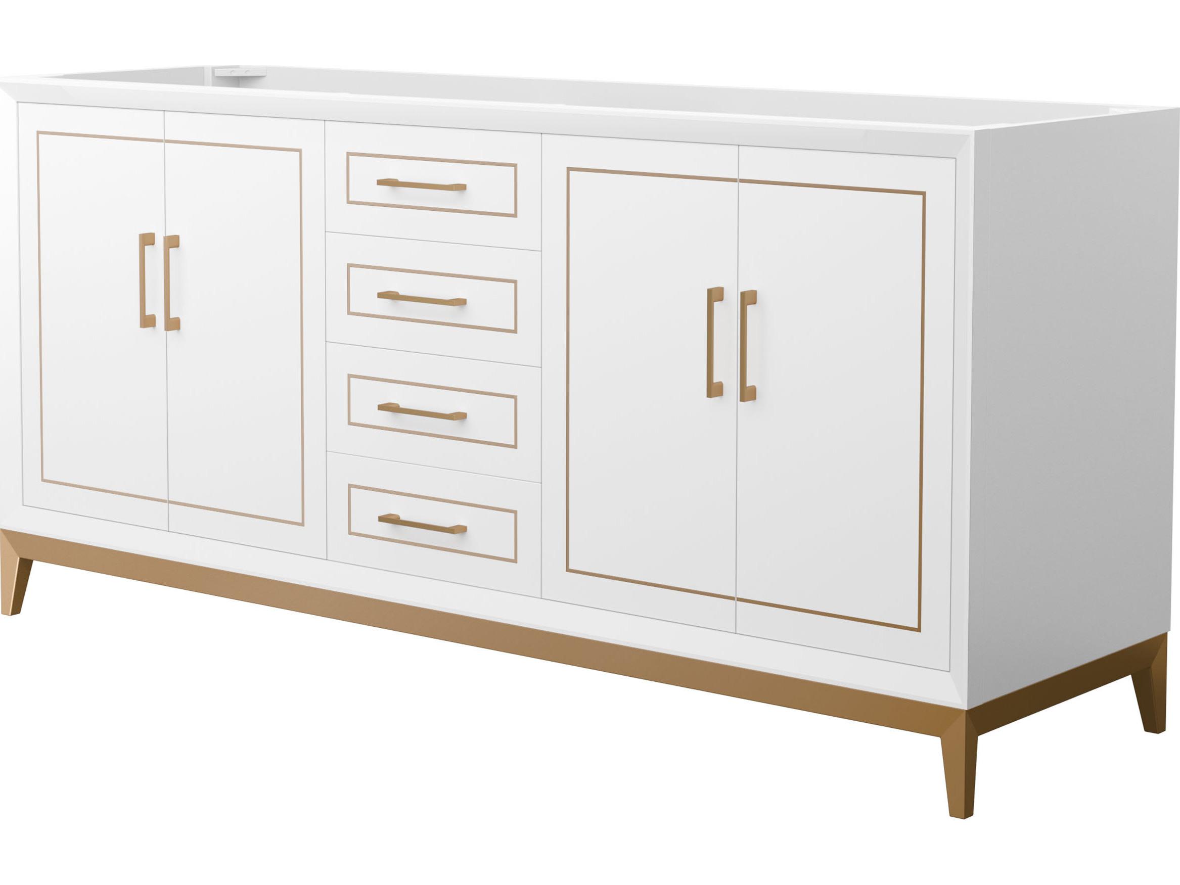 Wyndham Collection Marlena 72" White Vanity