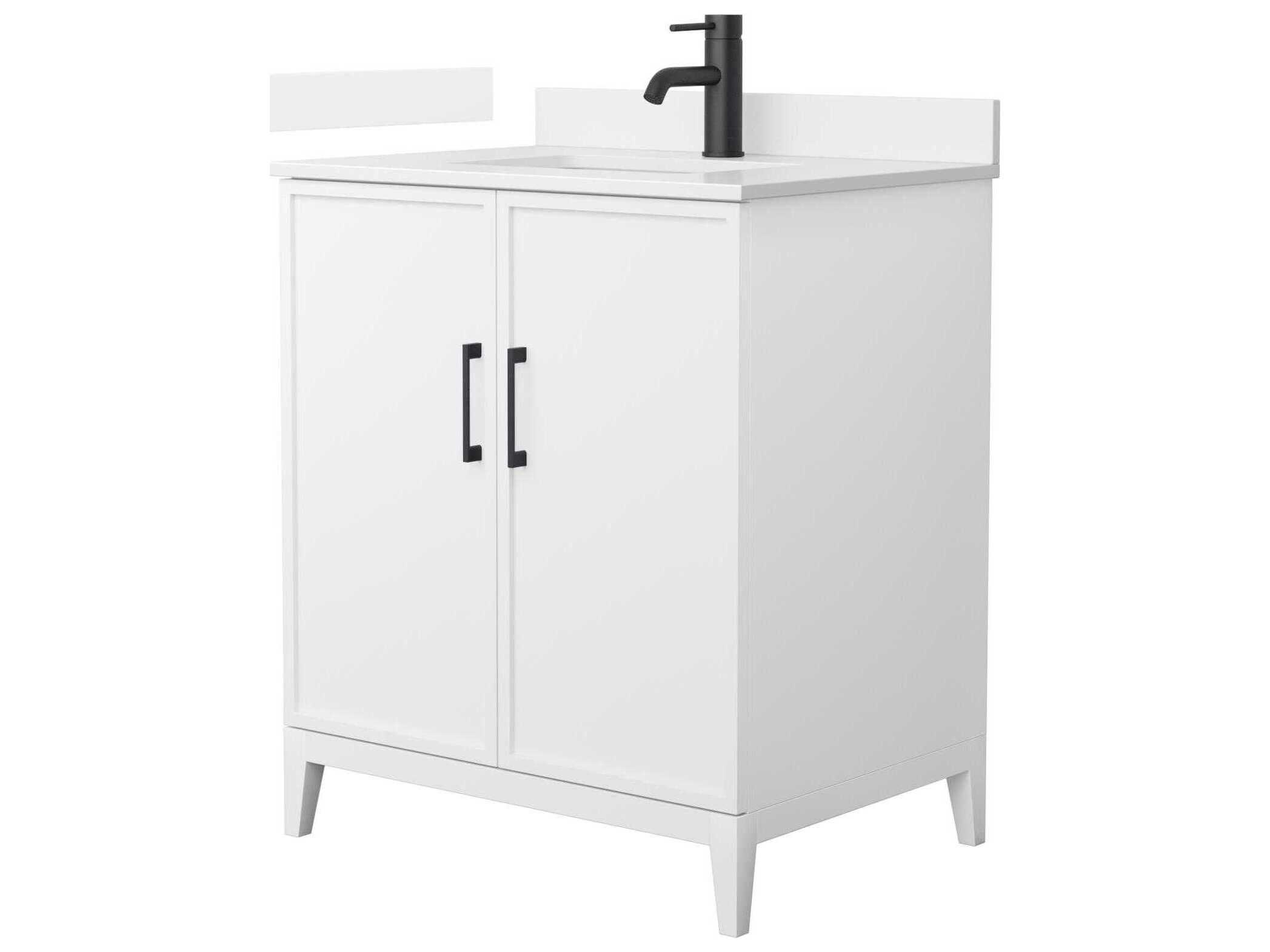 Wyndham Collection Elan 30" White Vanity