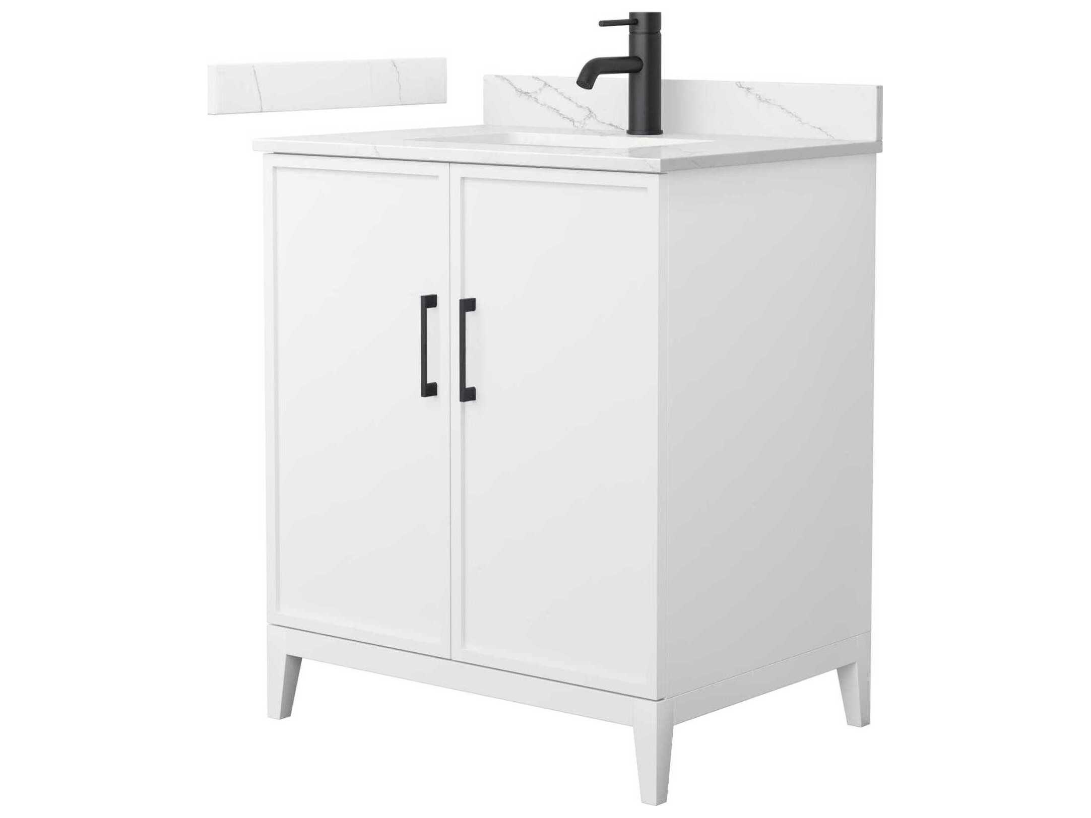 Wyndham Collection Elan 30" White Vanity