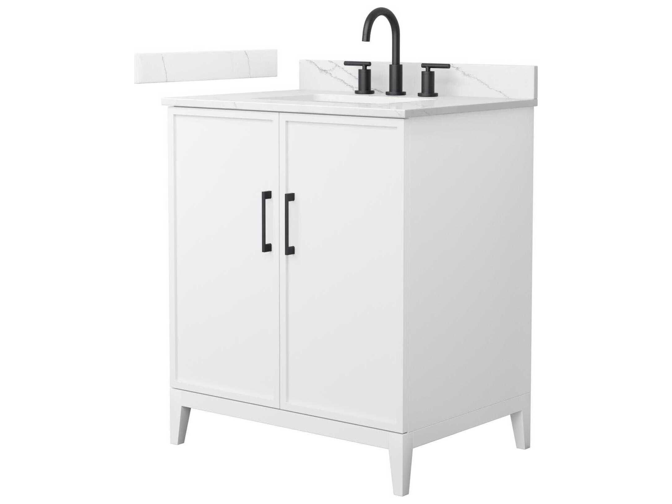 Wyndham Collection Elan 30" White Vanity