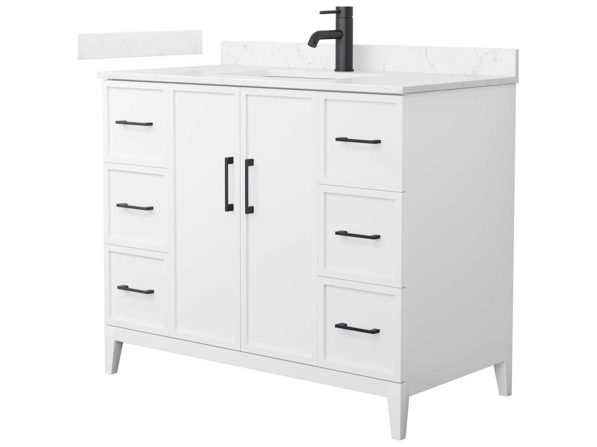Wyndham Collection Elan 42" White Vanity