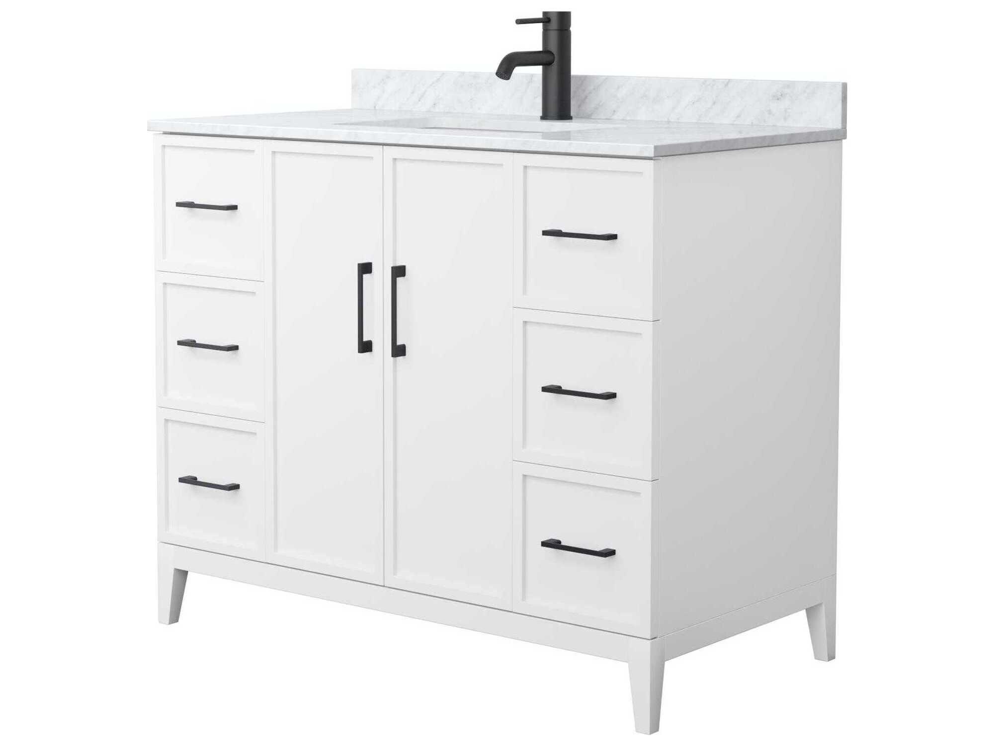 Wyndham Collection Elan 42" White Vanity