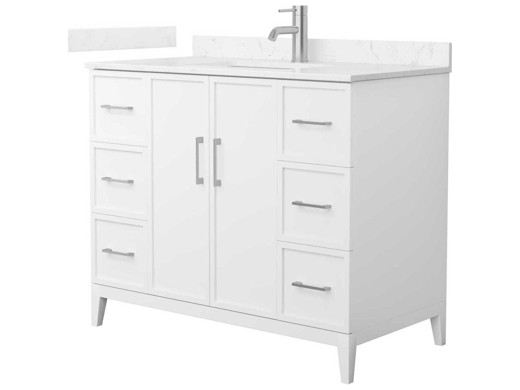 Wyndham Collection Elan 42" White Vanity