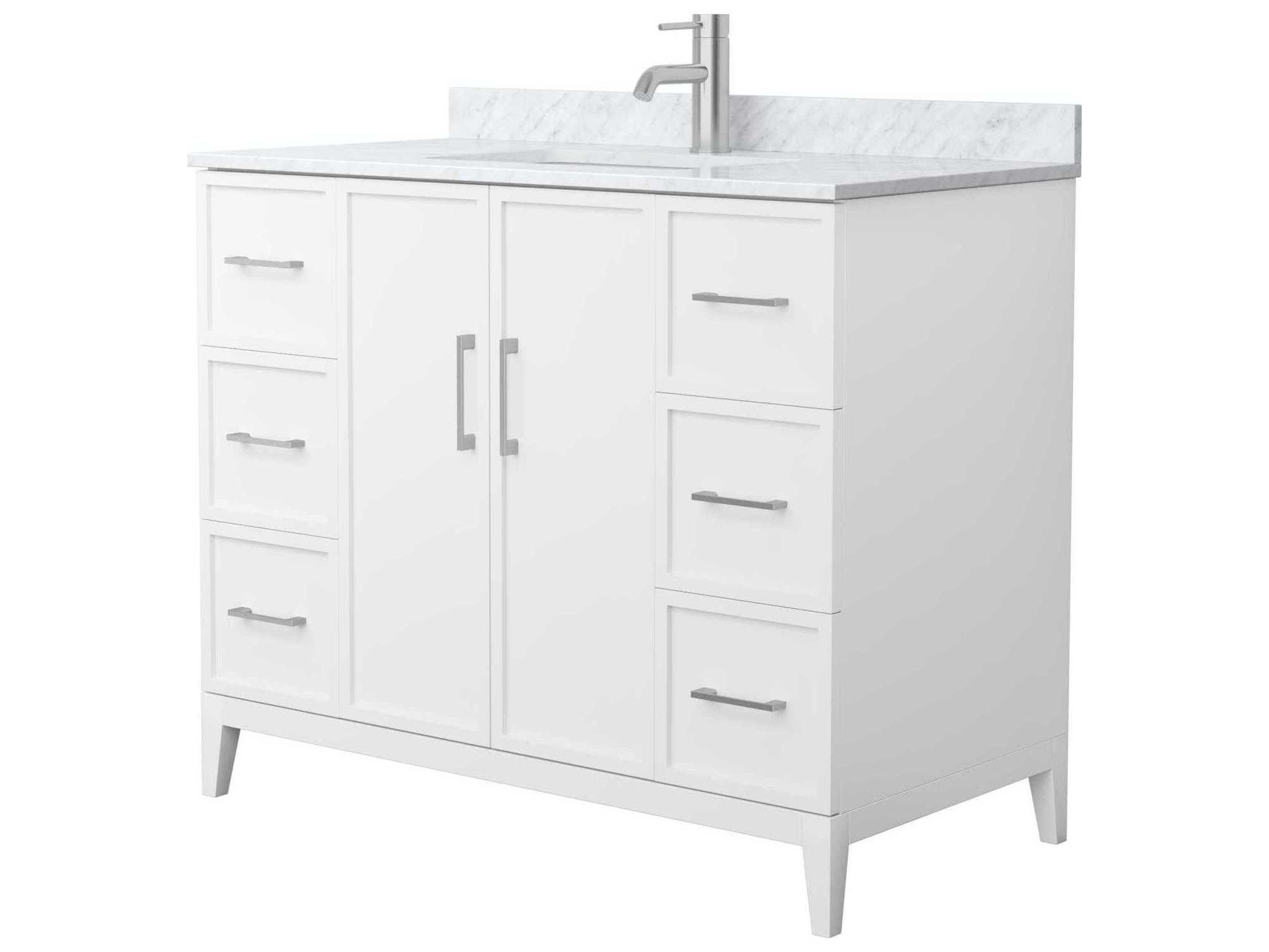 Wyndham Collection Elan 42" White Vanity