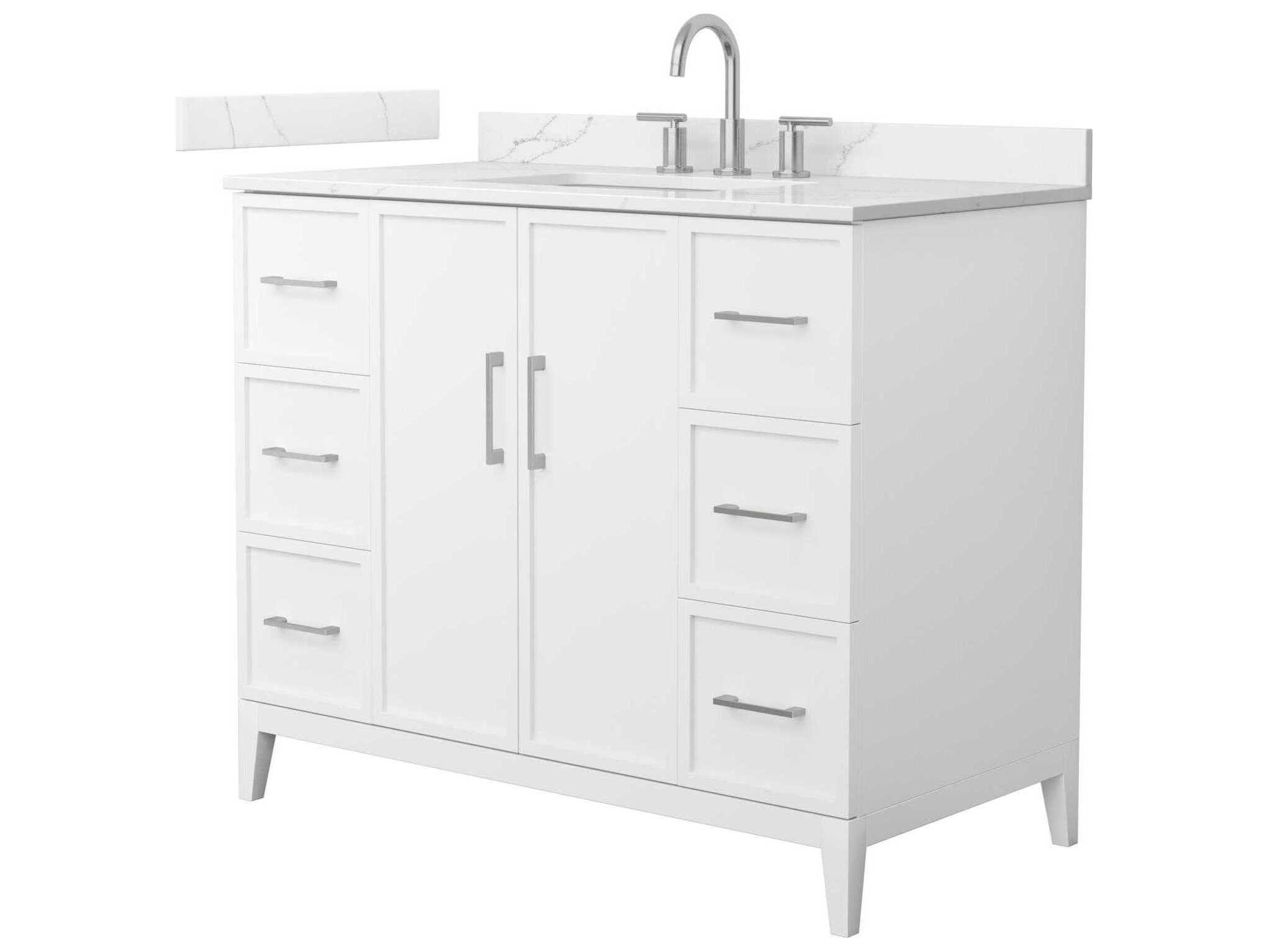Wyndham Collection Elan 42" White Vanity