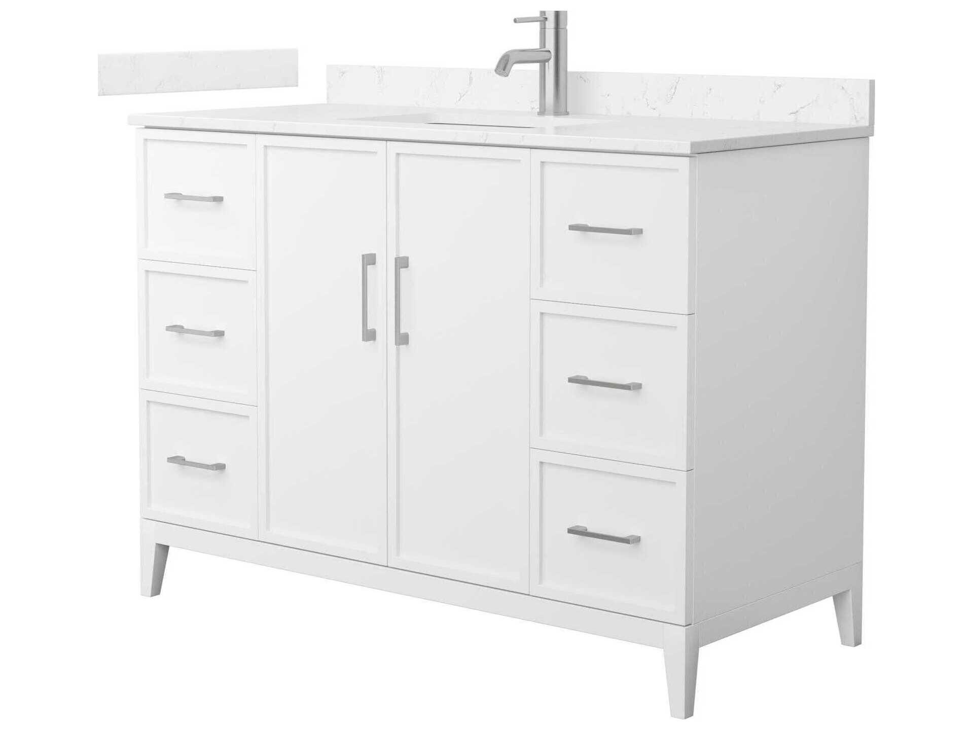 Wyndham Collection Elan 48" White Vanity